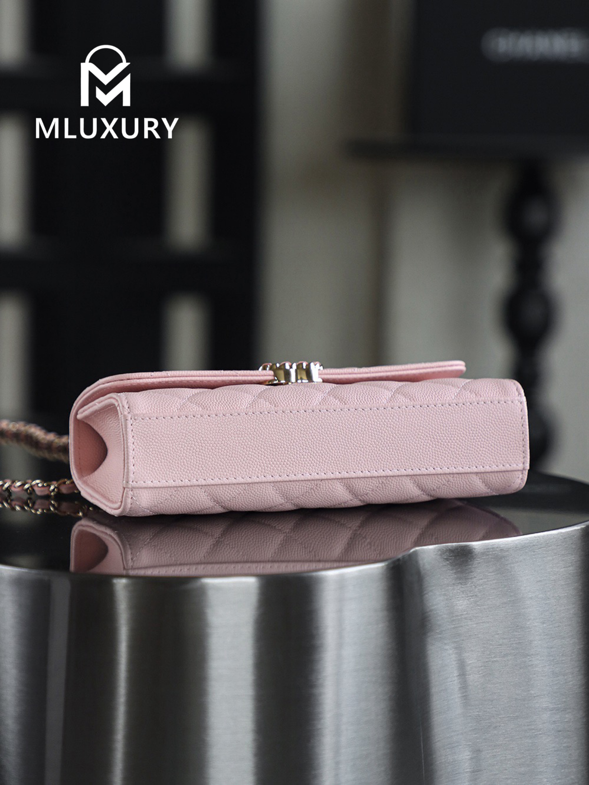 CHANEL 25S Mini Kelly (Horizontal), Pink, Imla Three Lambs Leather