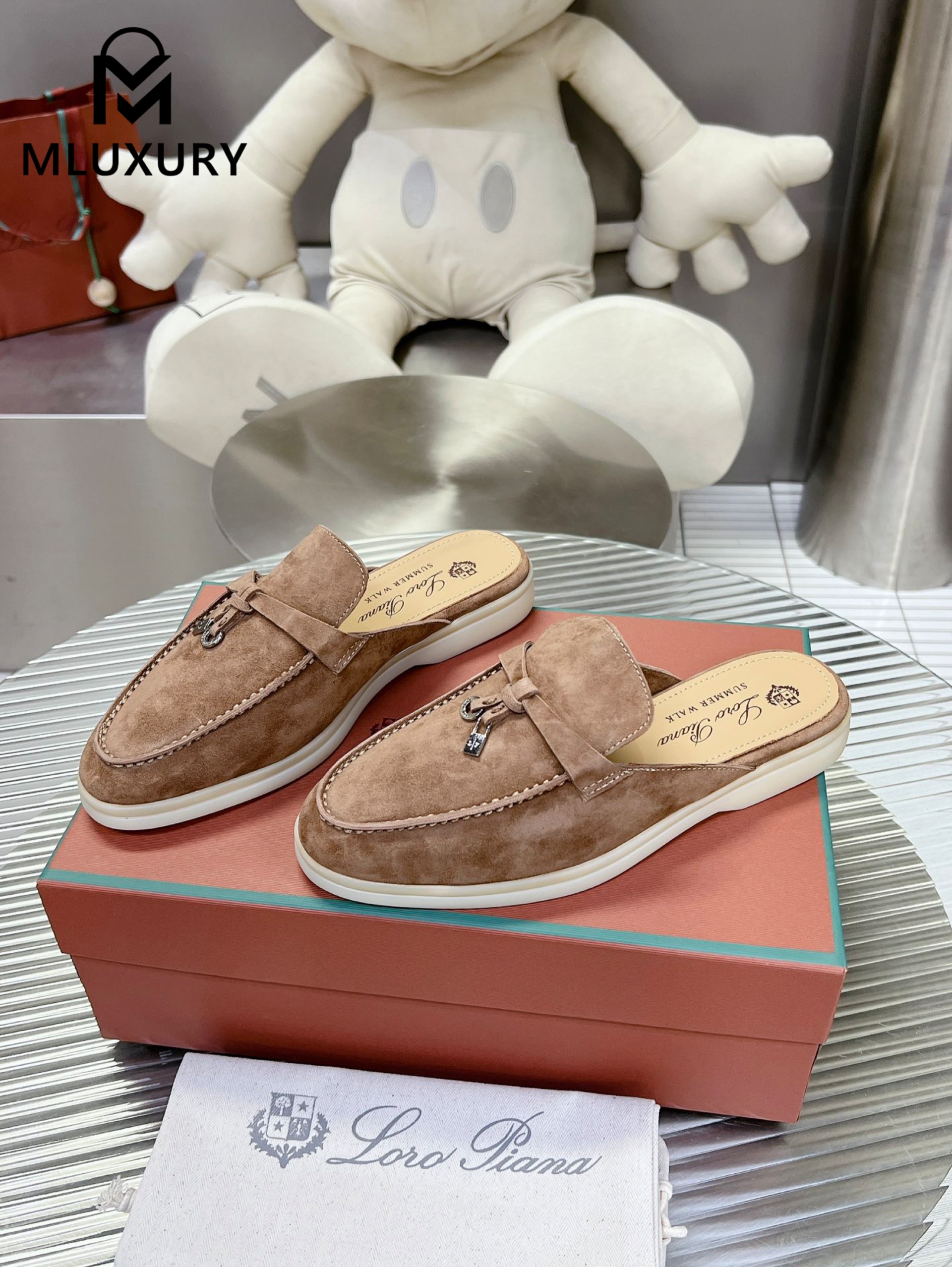 Loro Piana Half-Slipper Loafers