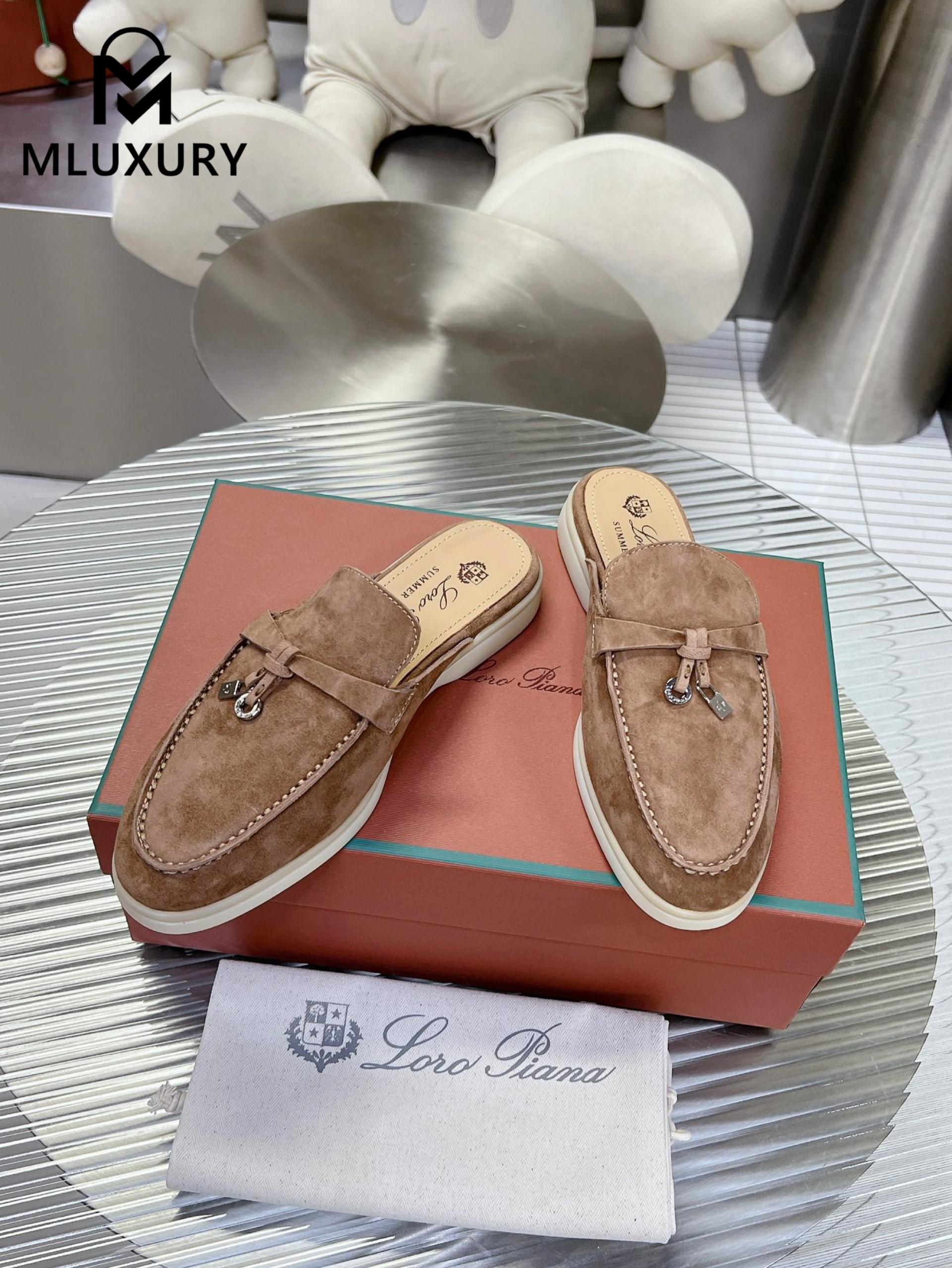 Loro Piana Half-Slipper Loafers