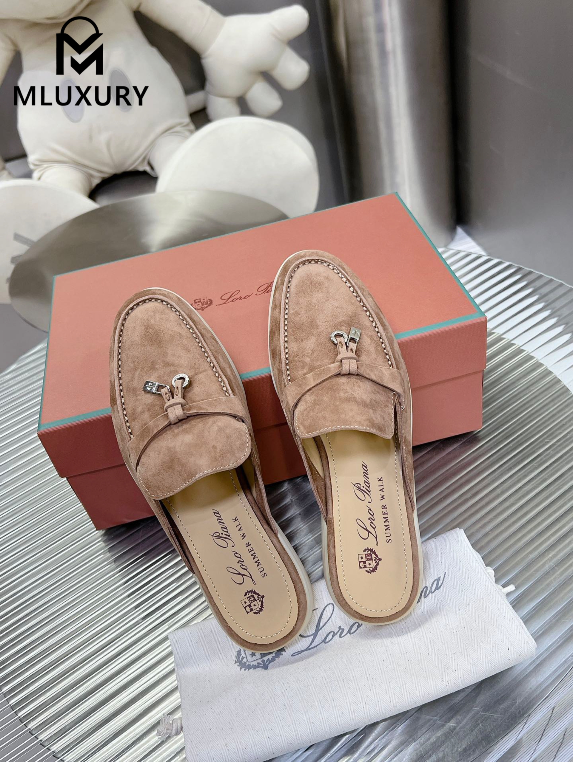 Loro Piana Half-Slipper Loafers