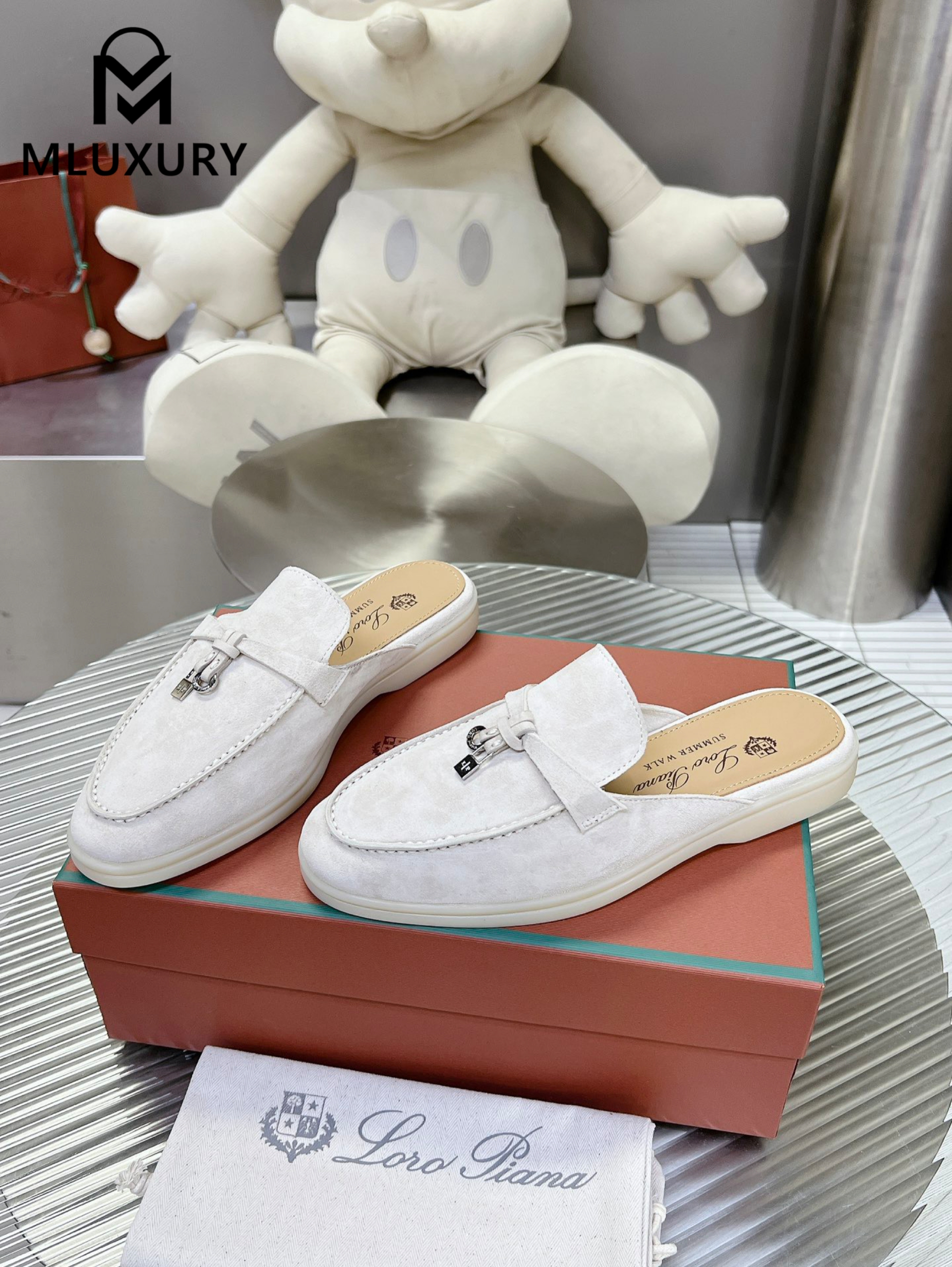 Loro Piana Half-Slipper Loafers