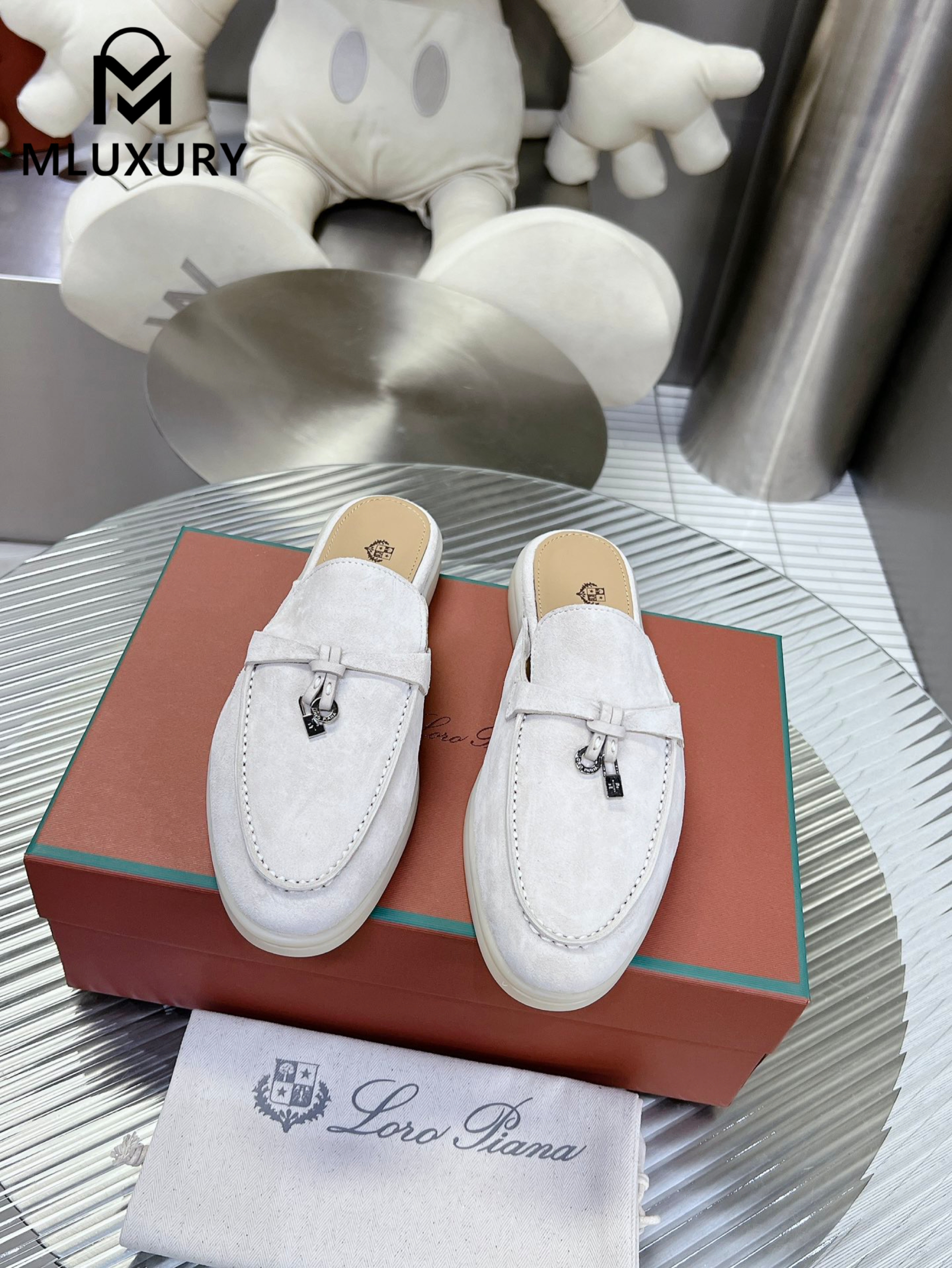 Loro Piana Half-Slipper Loafers