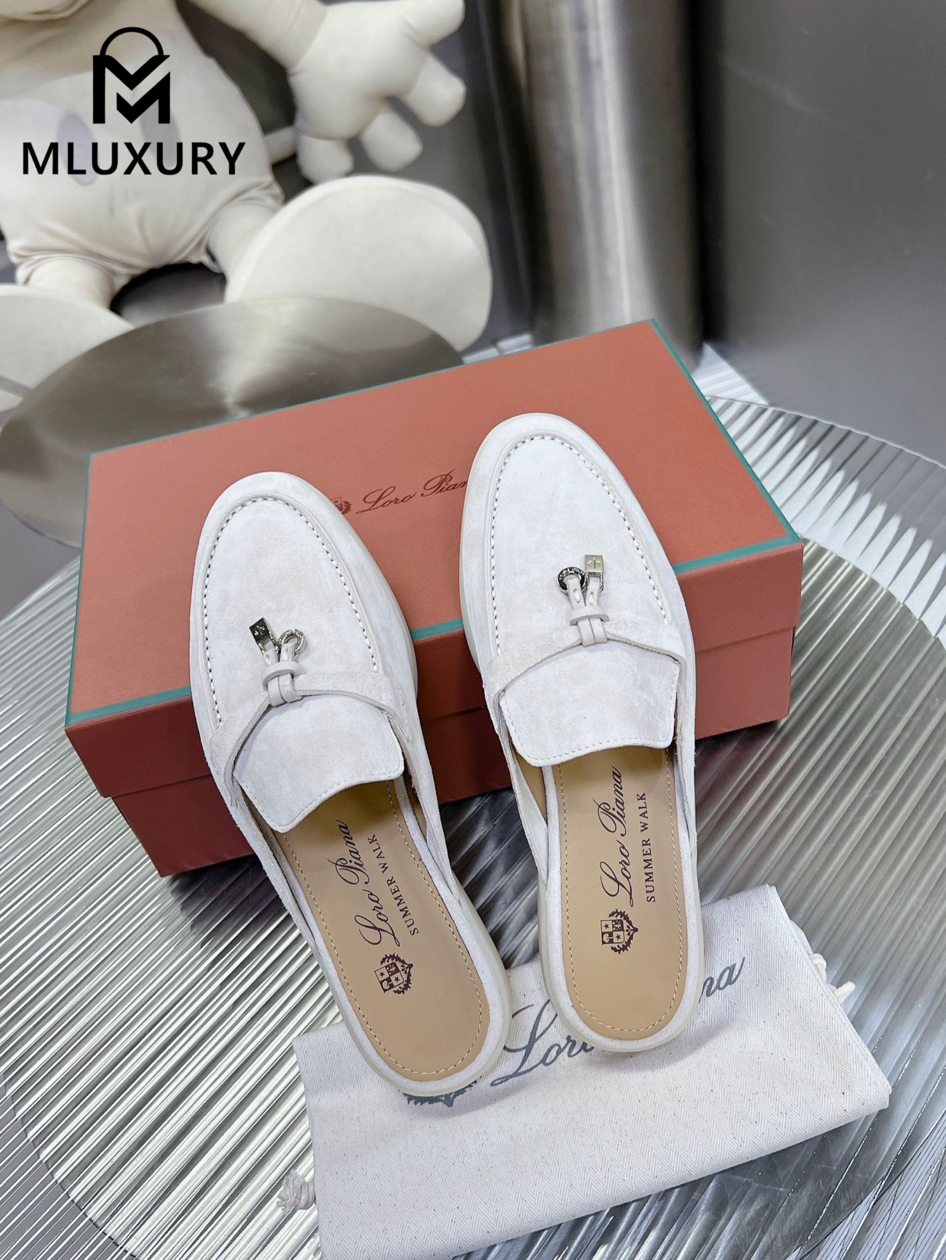 Loro Piana Half-Slipper Loafers