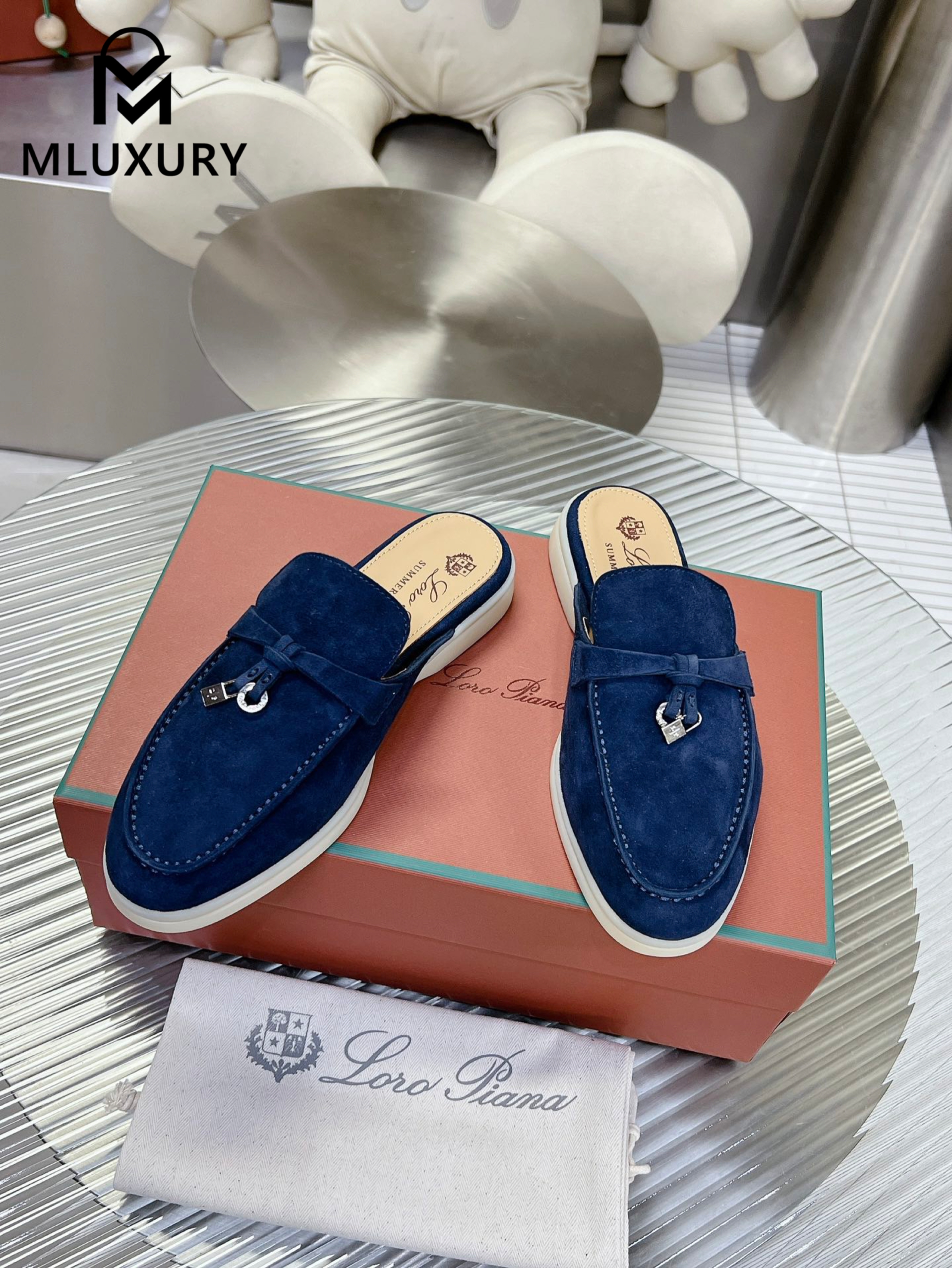 Loro Piana Half-Slipper Loafers