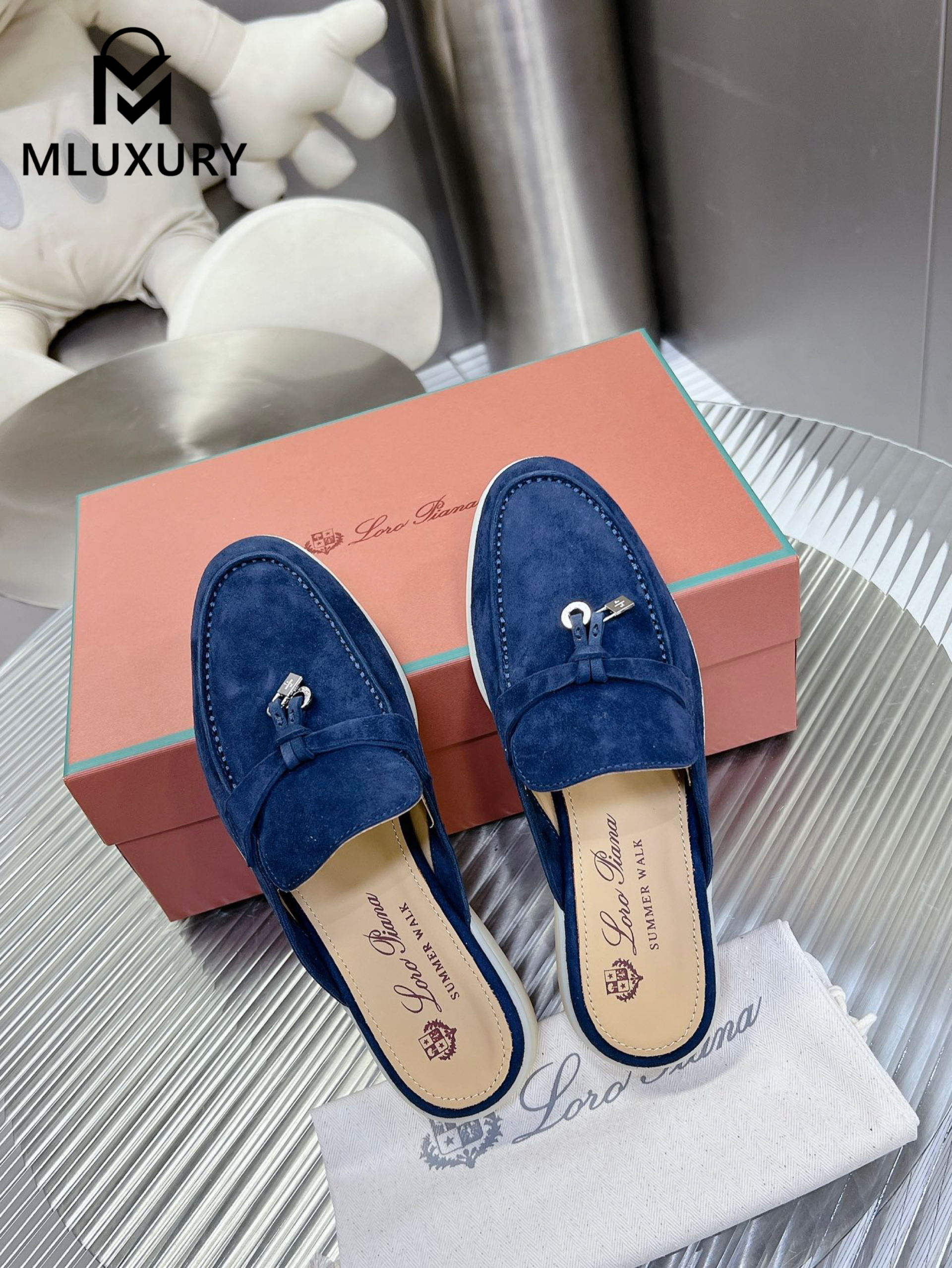 Loro Piana Half-Slipper Loafers