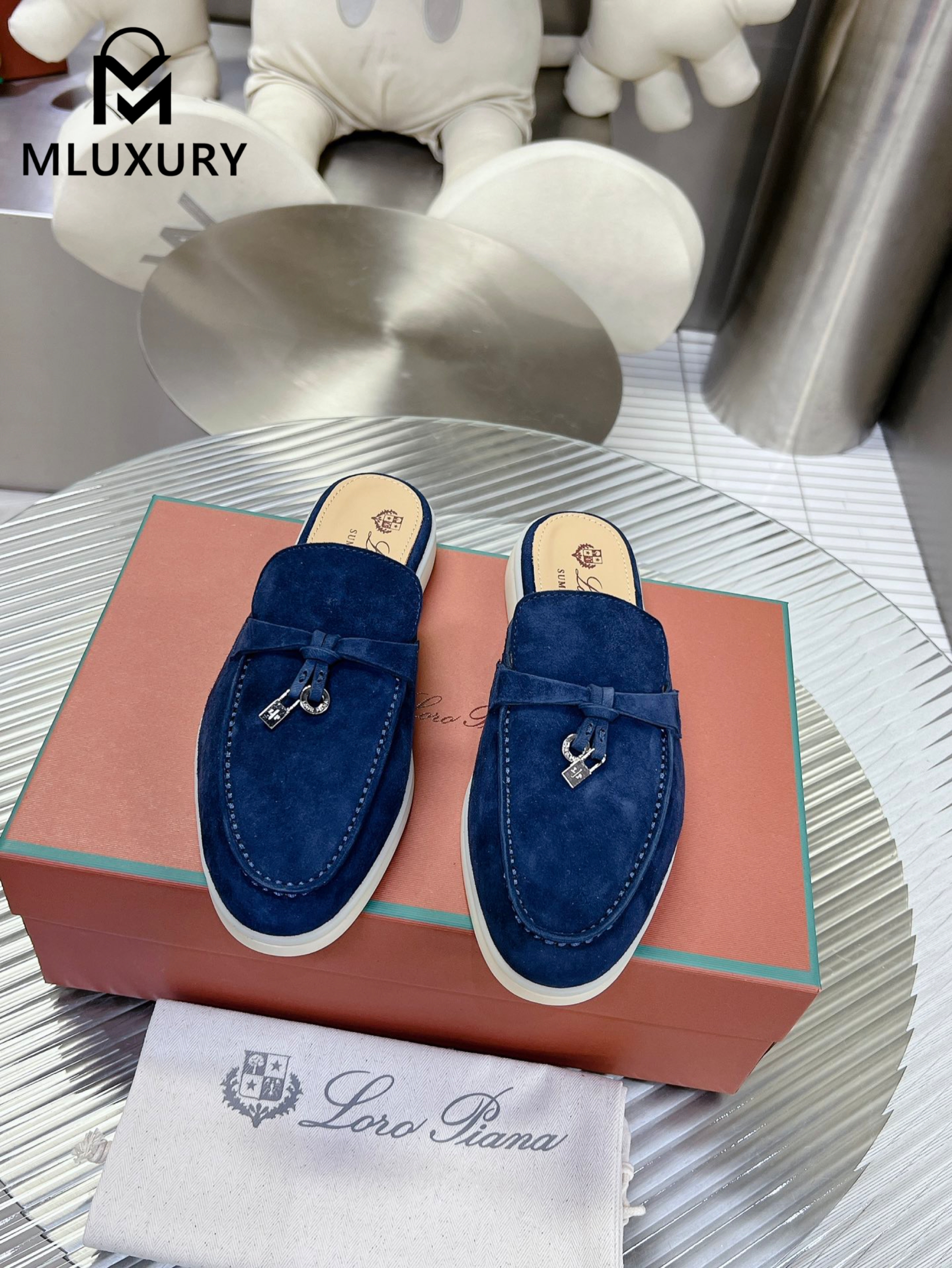 Loro Piana Half-Slipper Loafers