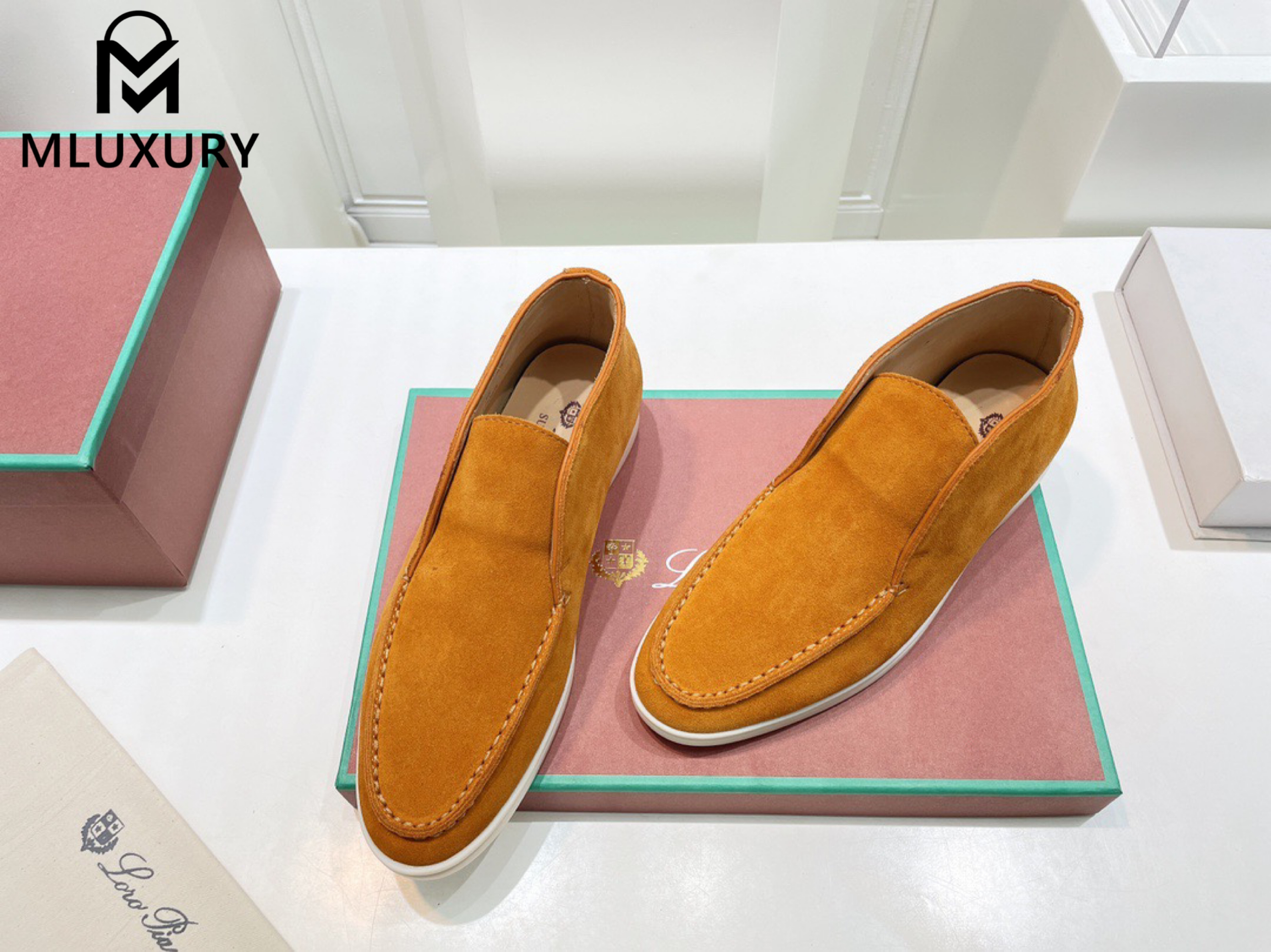 Loro Piana Sheepskin Loafers