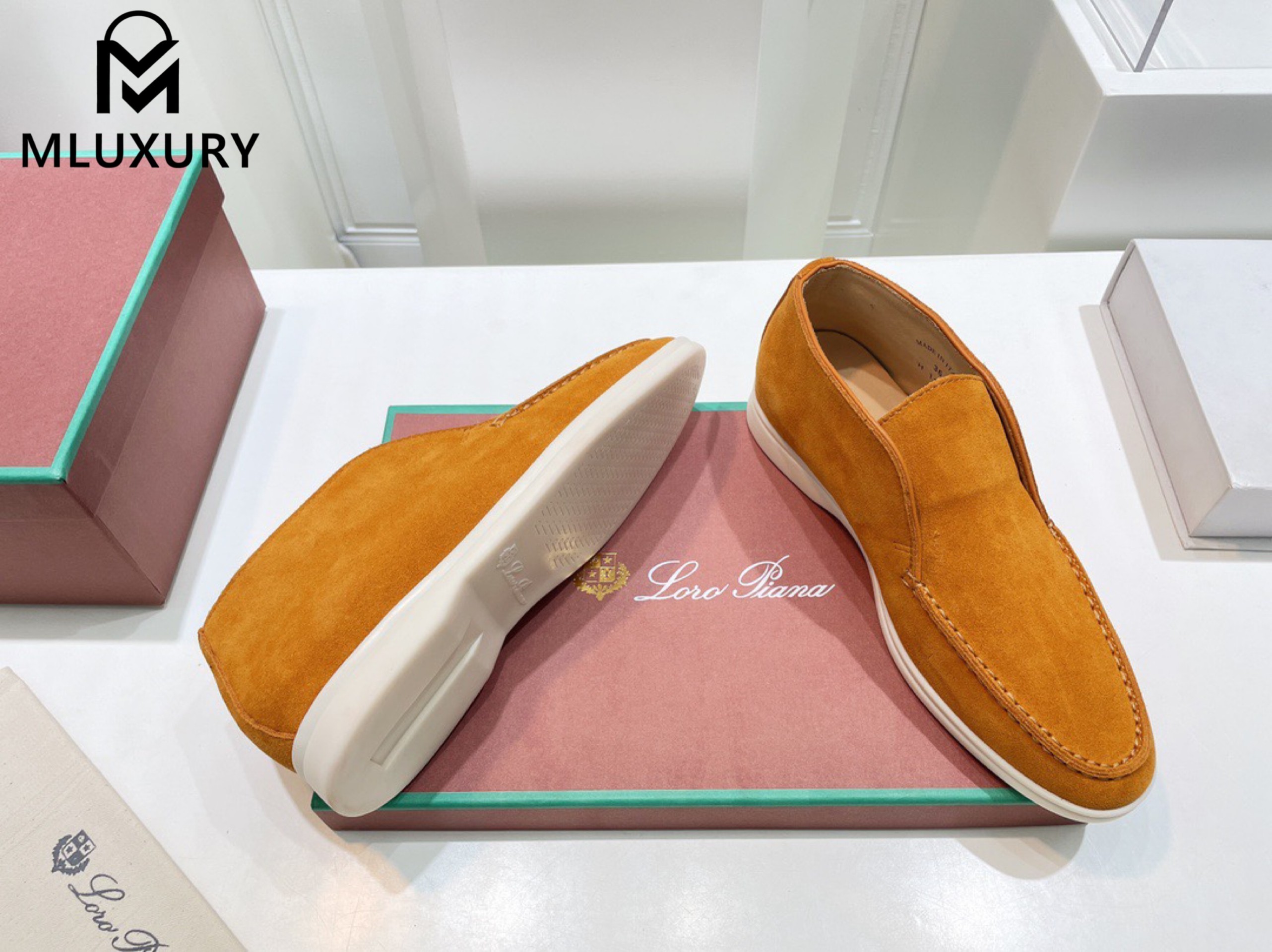 Loro Piana Sheepskin Loafers