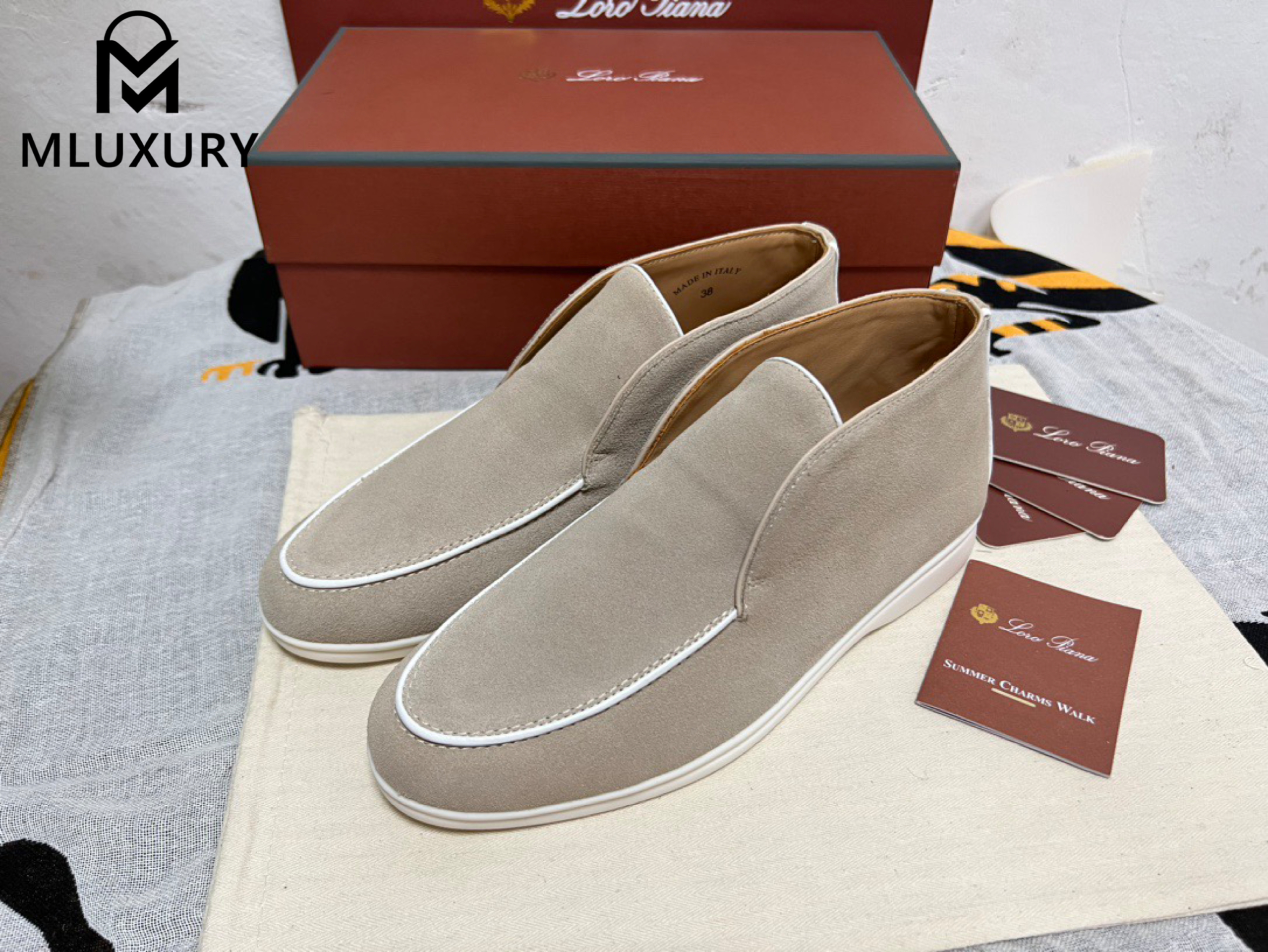 Loro Piana Sheepskin Loafers