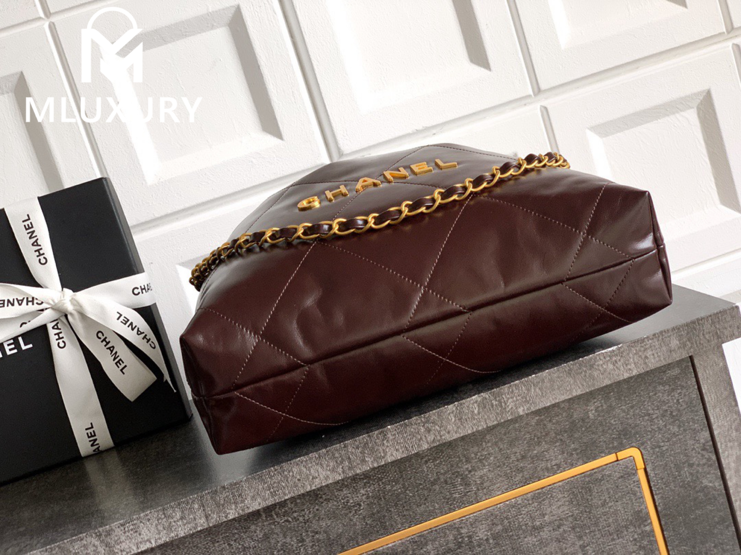 CHANEL 25A Small Size, Chocolate Brown