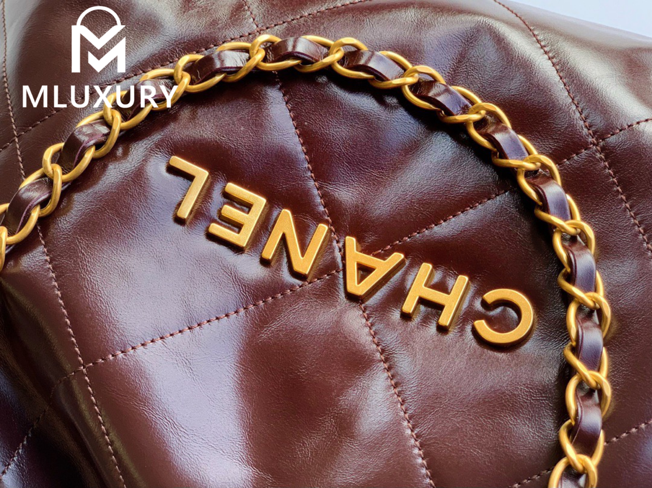CHANEL 25A Small Size, Chocolate Brown