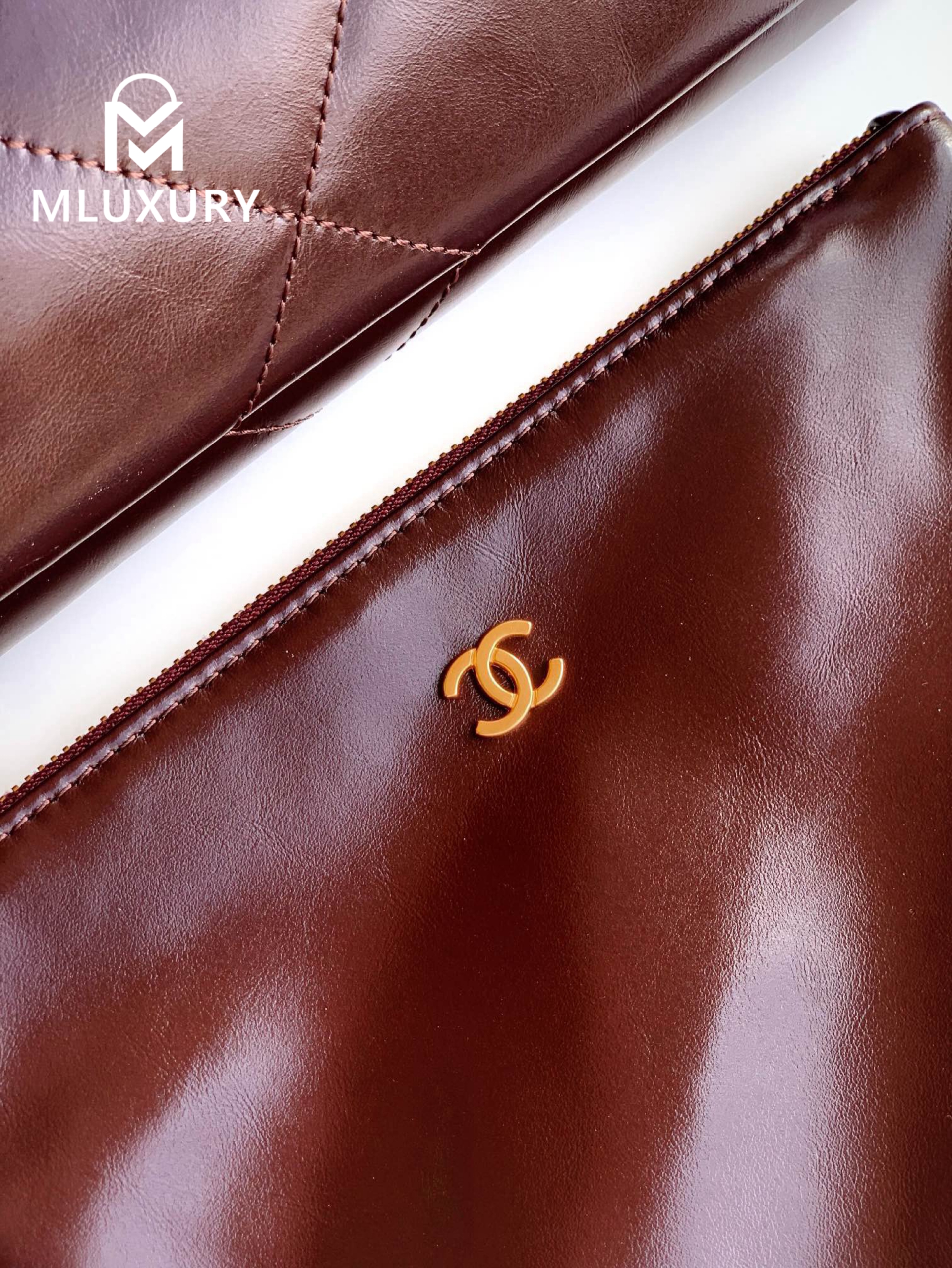 CHANEL 25A Small Size, Chocolate Brown