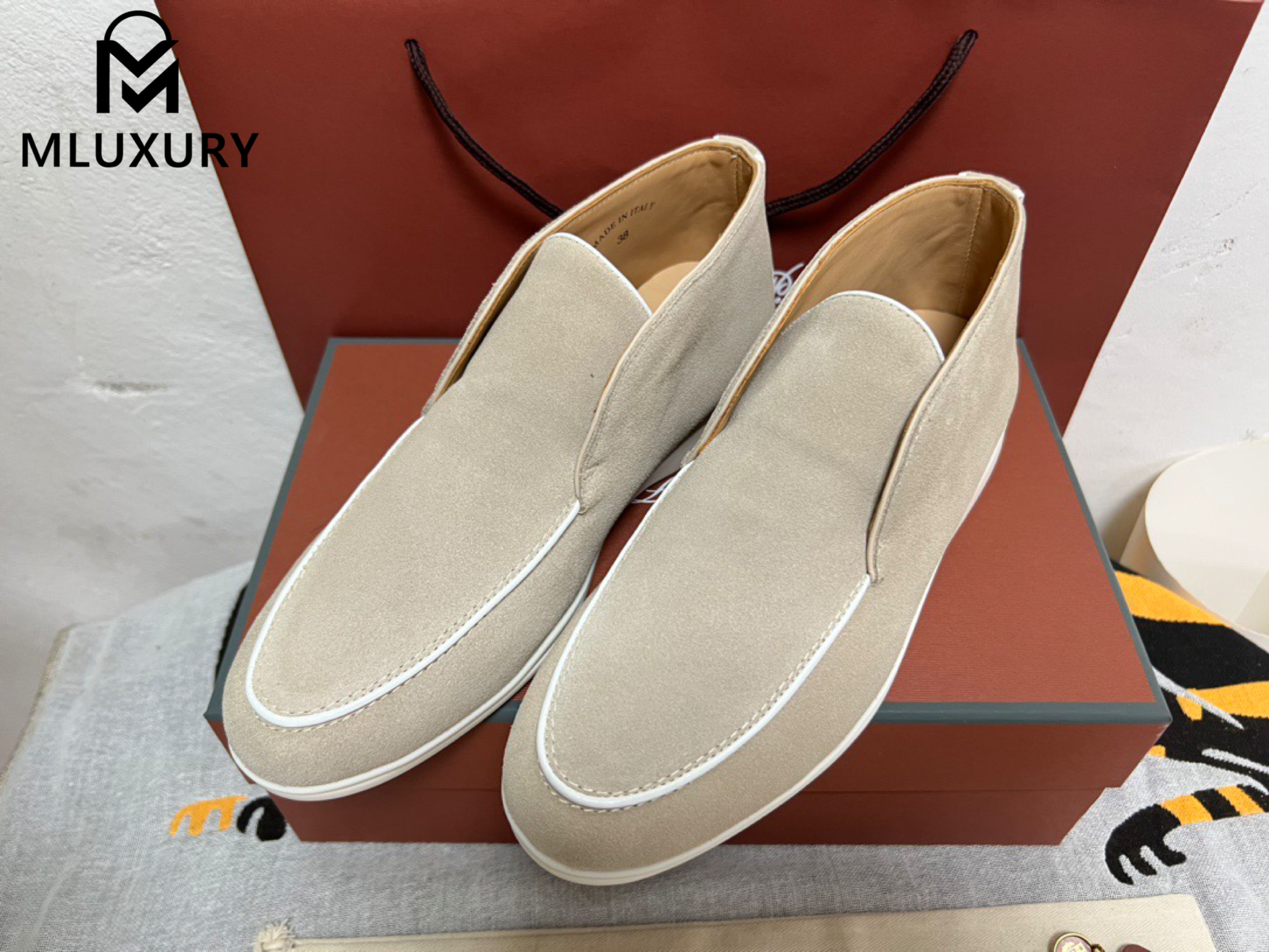 Loro Piana Sheepskin Loafers