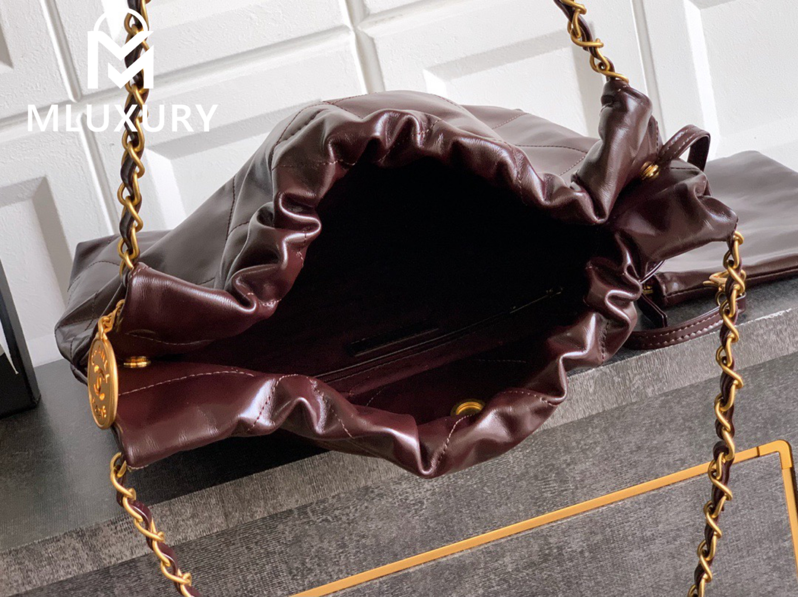 CHANEL 25A Small Size, Chocolate Brown