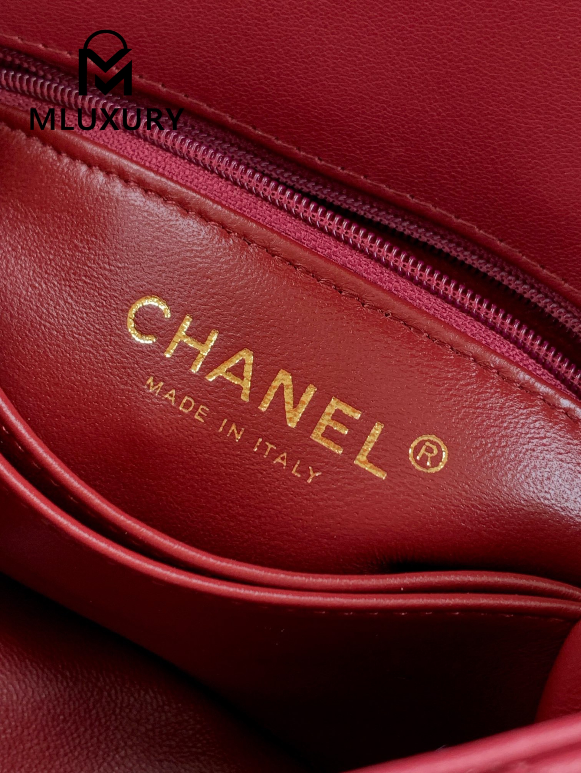 CHANEL Coco Handle Mini Limited Edition, Burgundy