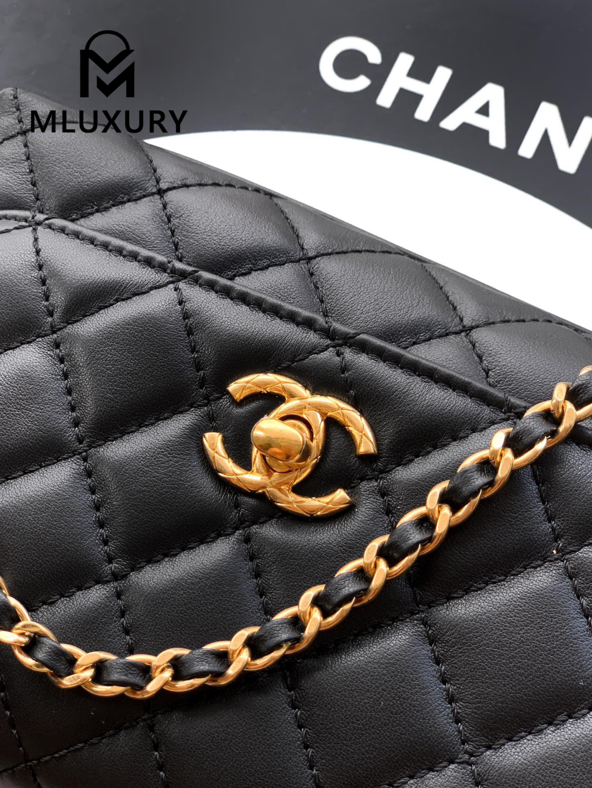 CHANEL Coco Handle Mini Limited Edition, Black and Gold