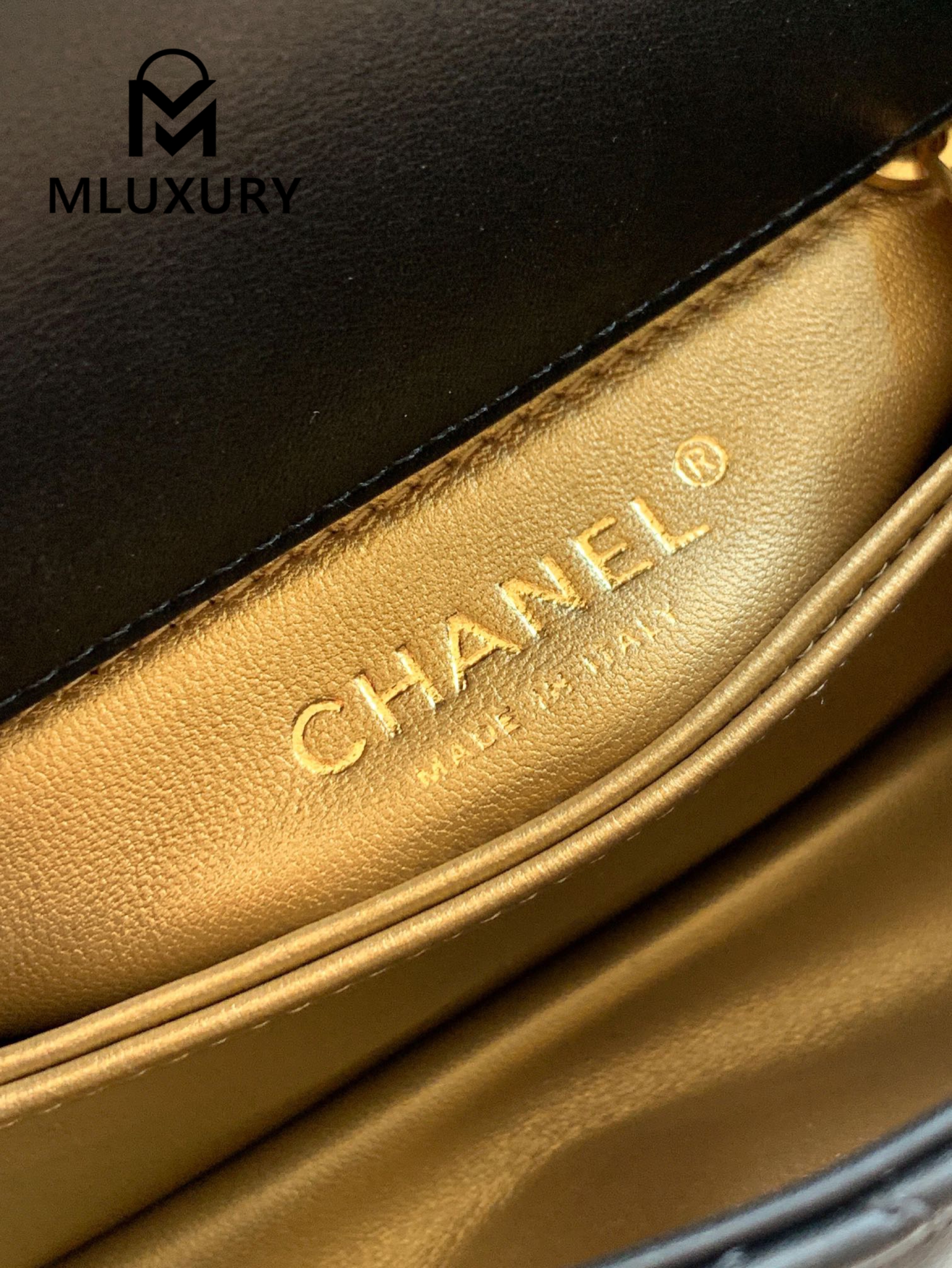 CHANEL Coco Handle Mini Limited Edition, Black and Gold