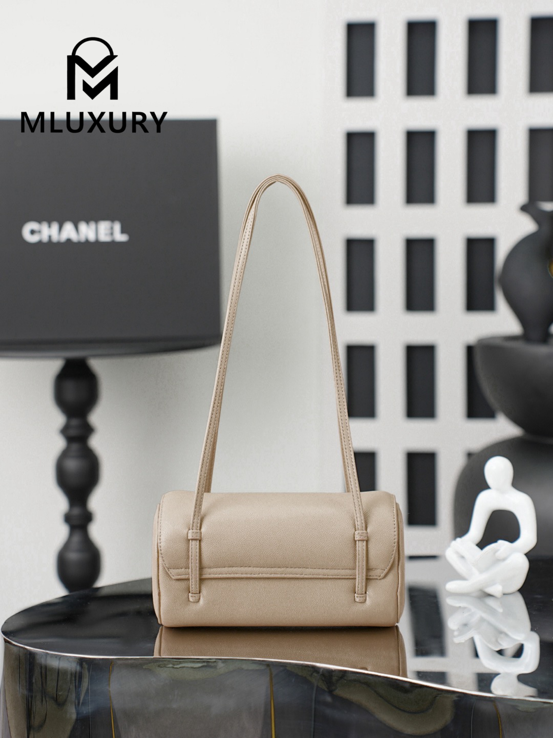 CHANEL 26P Preppy Coco, Apricot