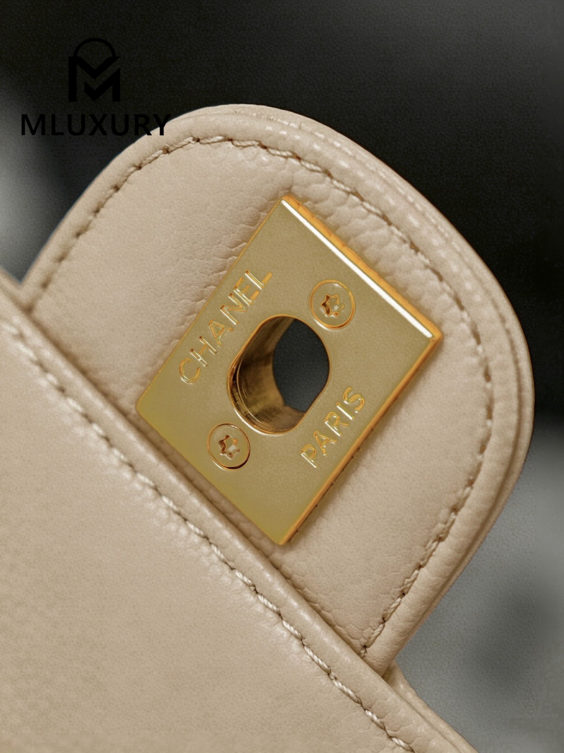 CHANEL 26P Preppy Coco, Apricot