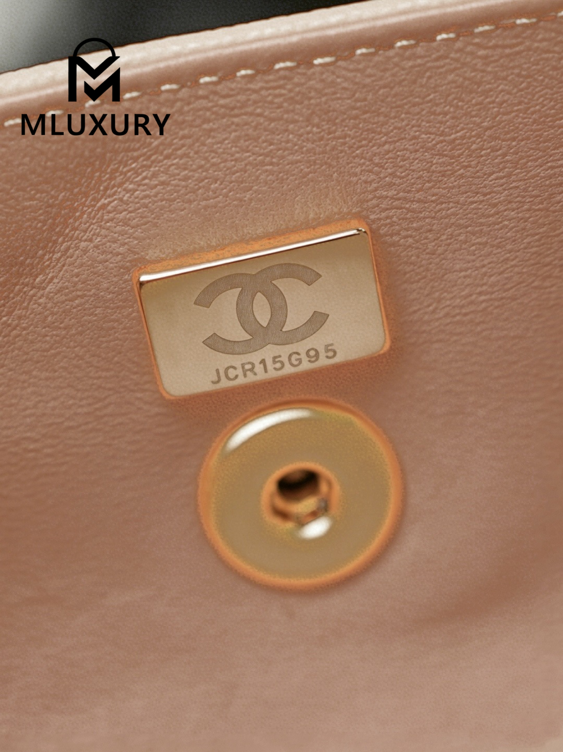 CHANEL 26P Preppy Coco, Apricot