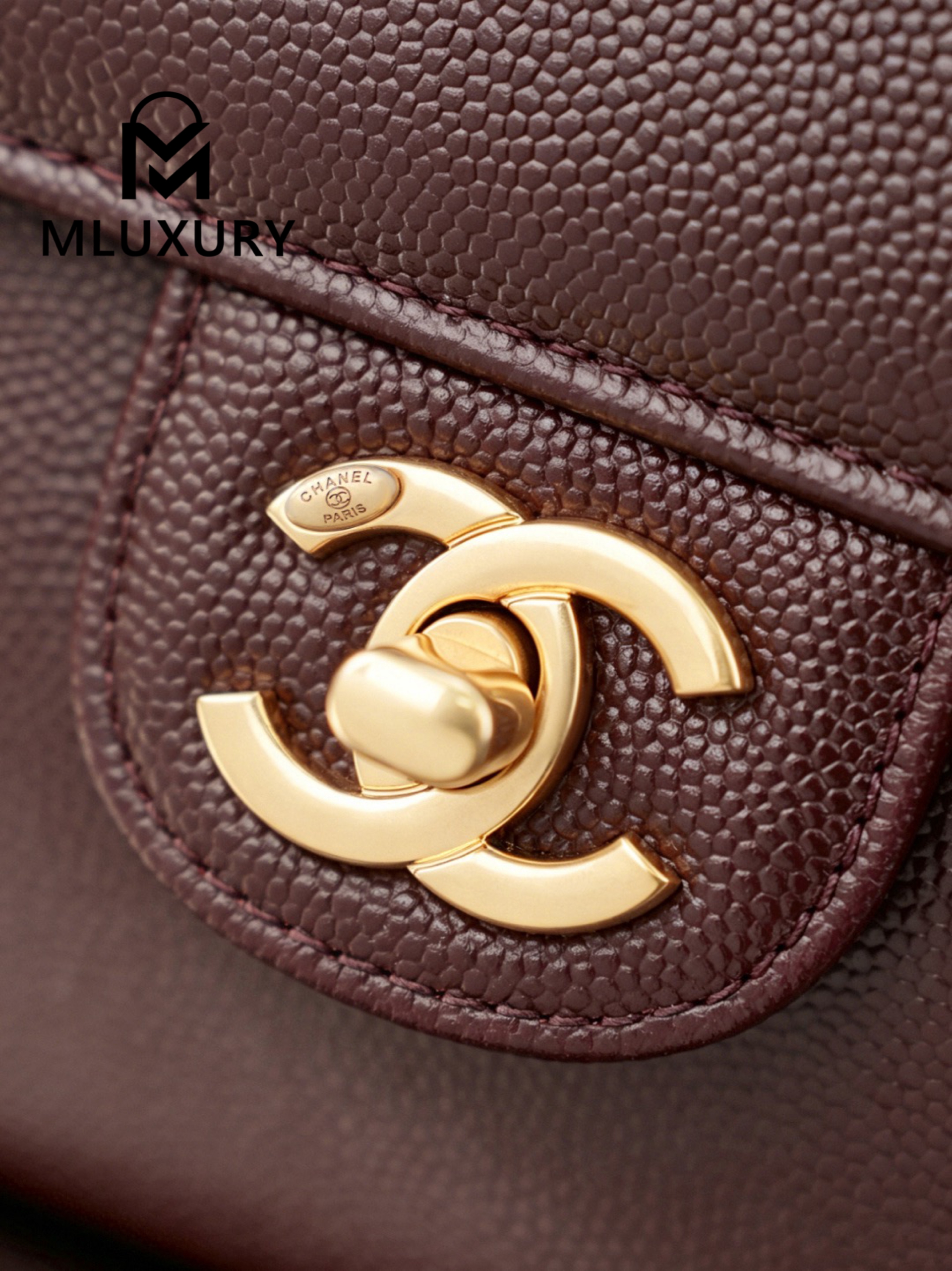 CHANEL 26P Preppy Coco, Burgundy
