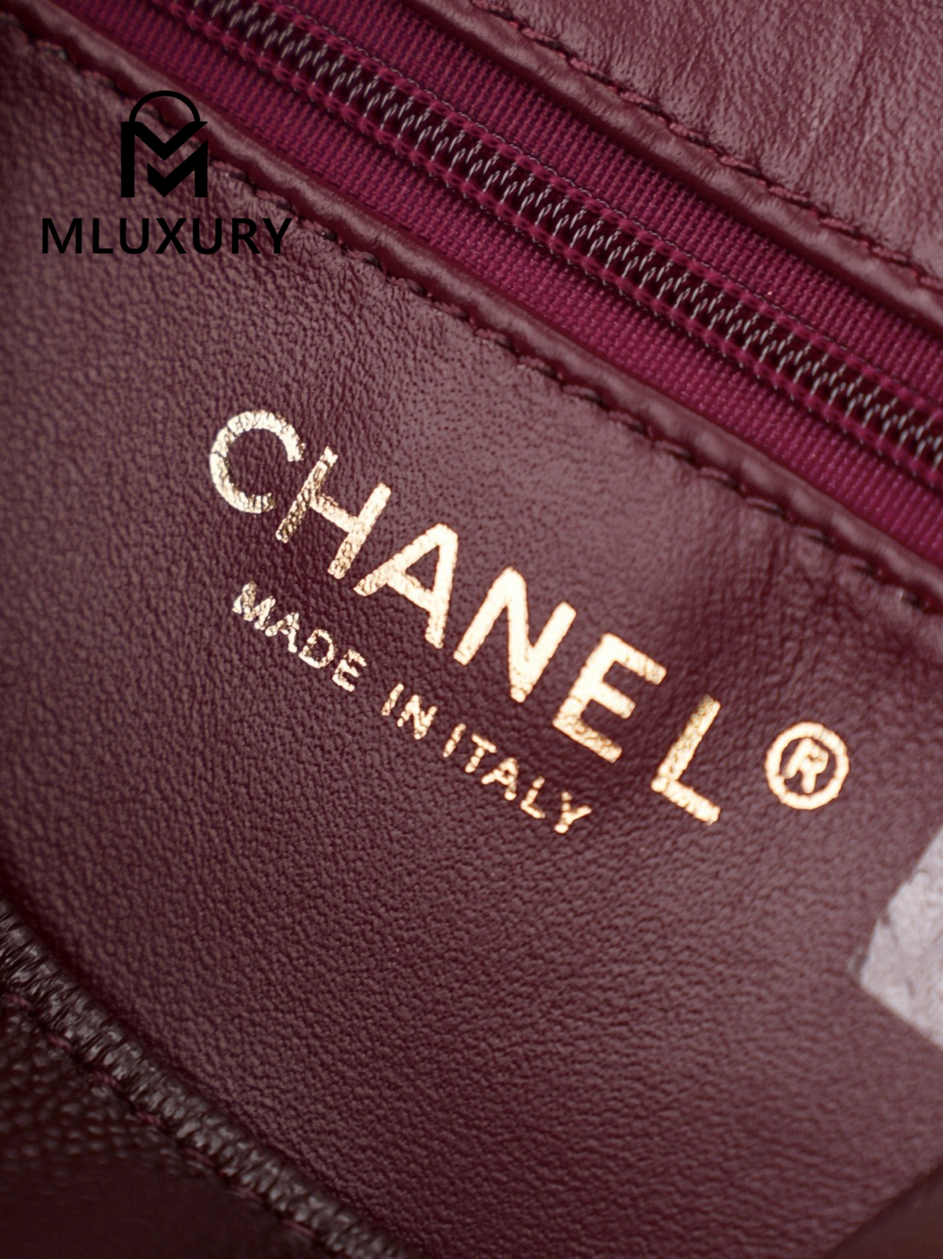 CHANEL 26P Preppy Coco, Burgundy