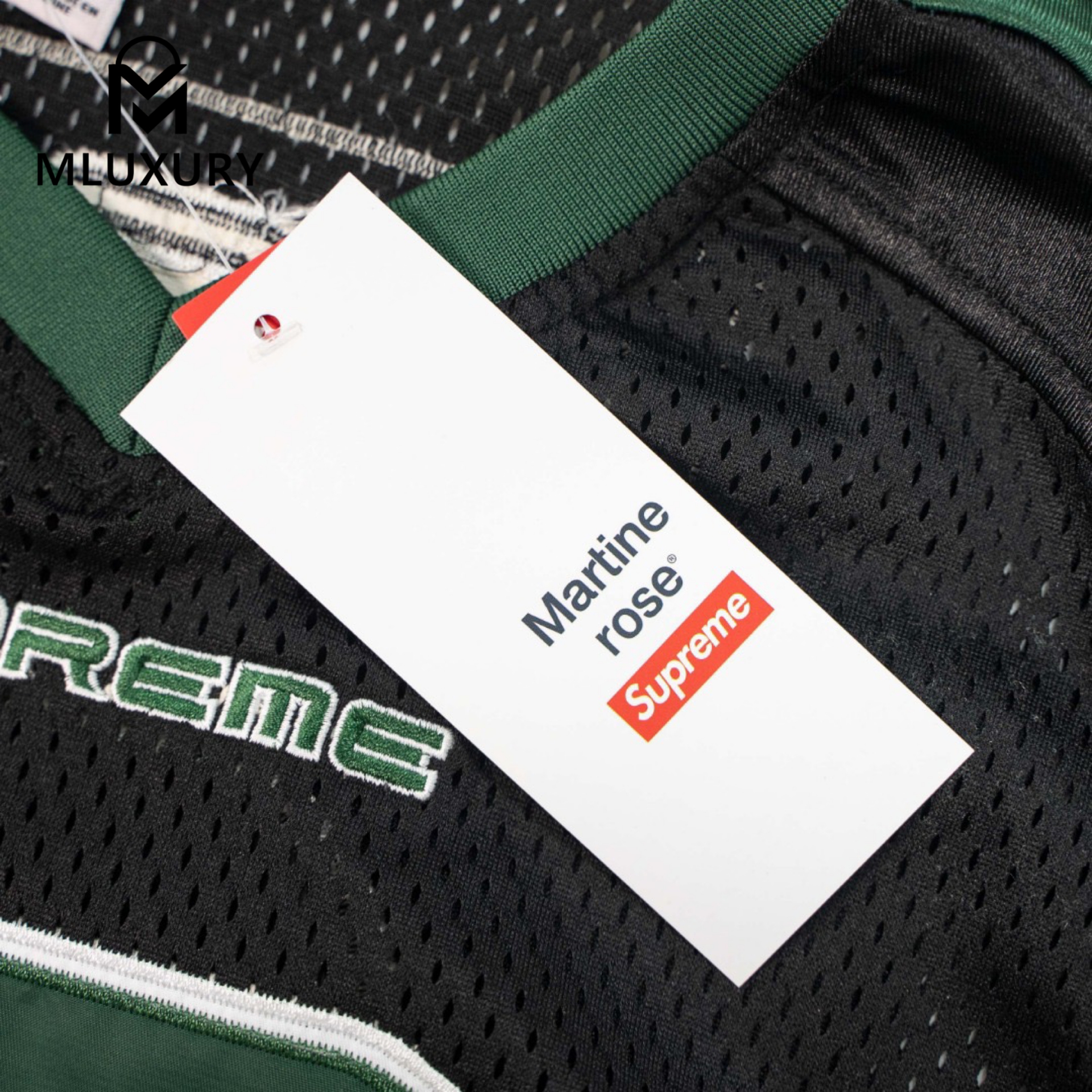 Supreme x Martine Rose Collaboration Mesh American Short-Sleeve Soccer Jersey