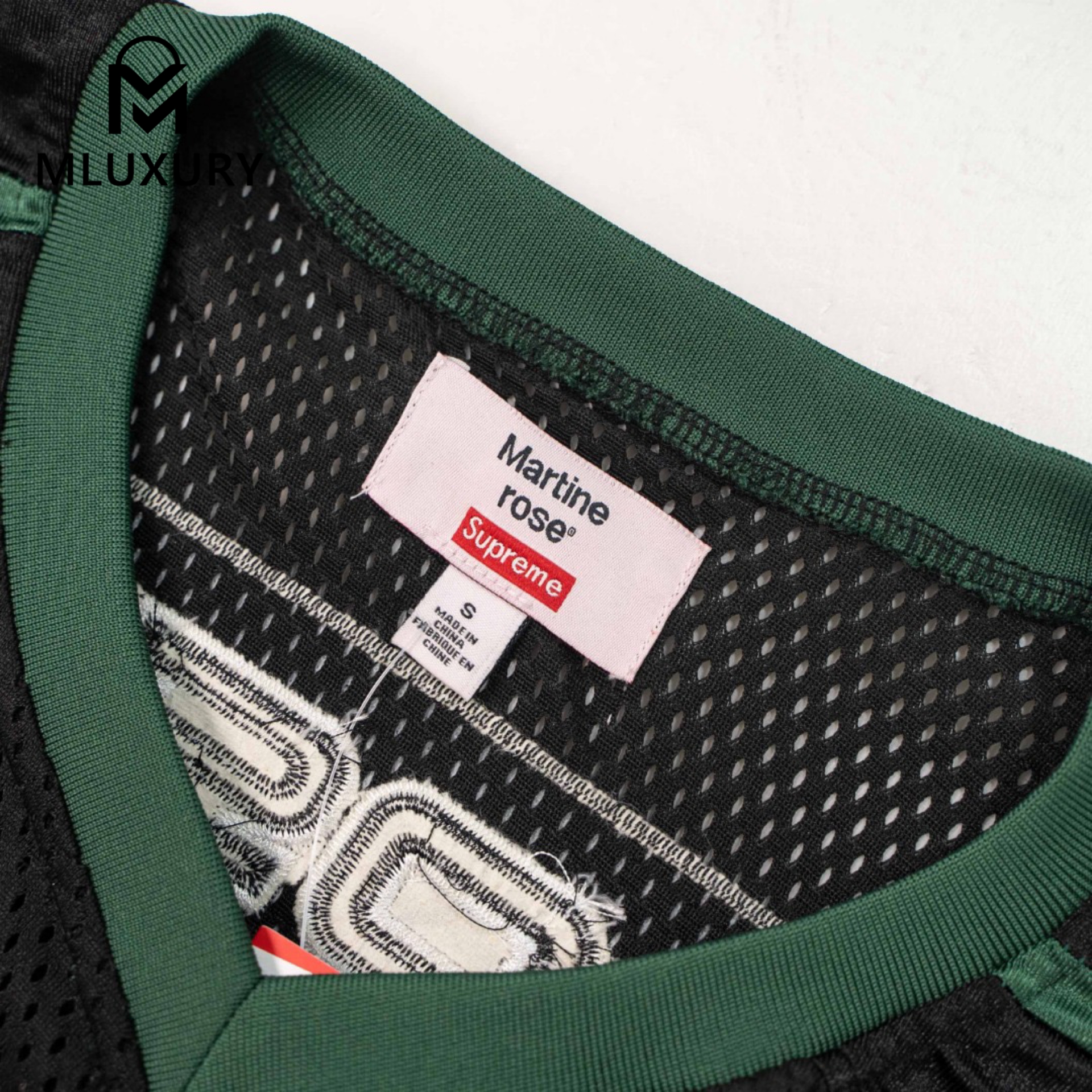 Supreme x Martine Rose Collaboration Mesh American Short-Sleeve Soccer Jersey