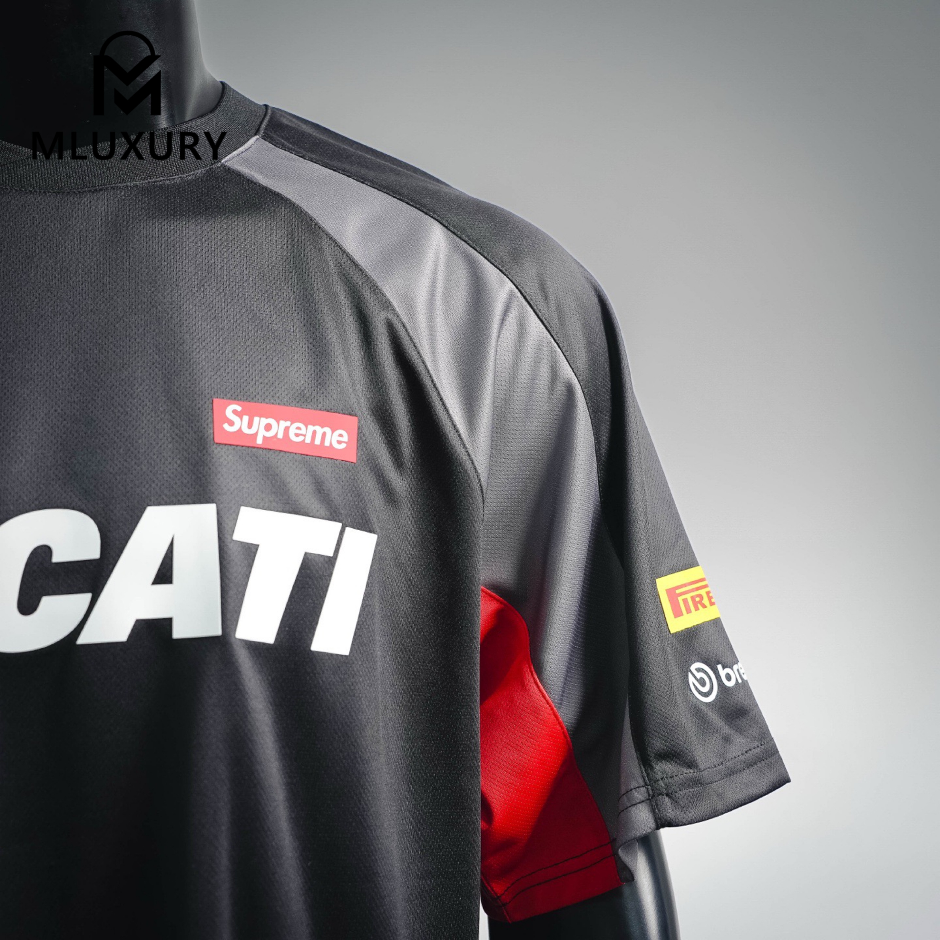 Supreme x Ducati Collaboration SS24 WEEK16 SOCCER JERSEY