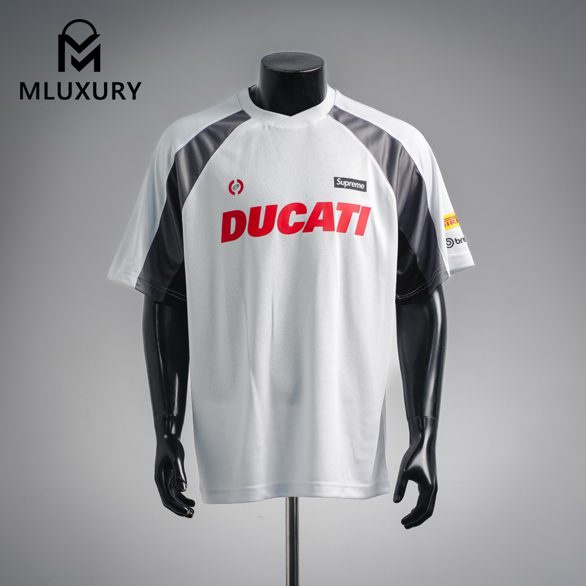 Supreme x Ducati Collaboration SS24 WEEK16 SOCCER JERSEY