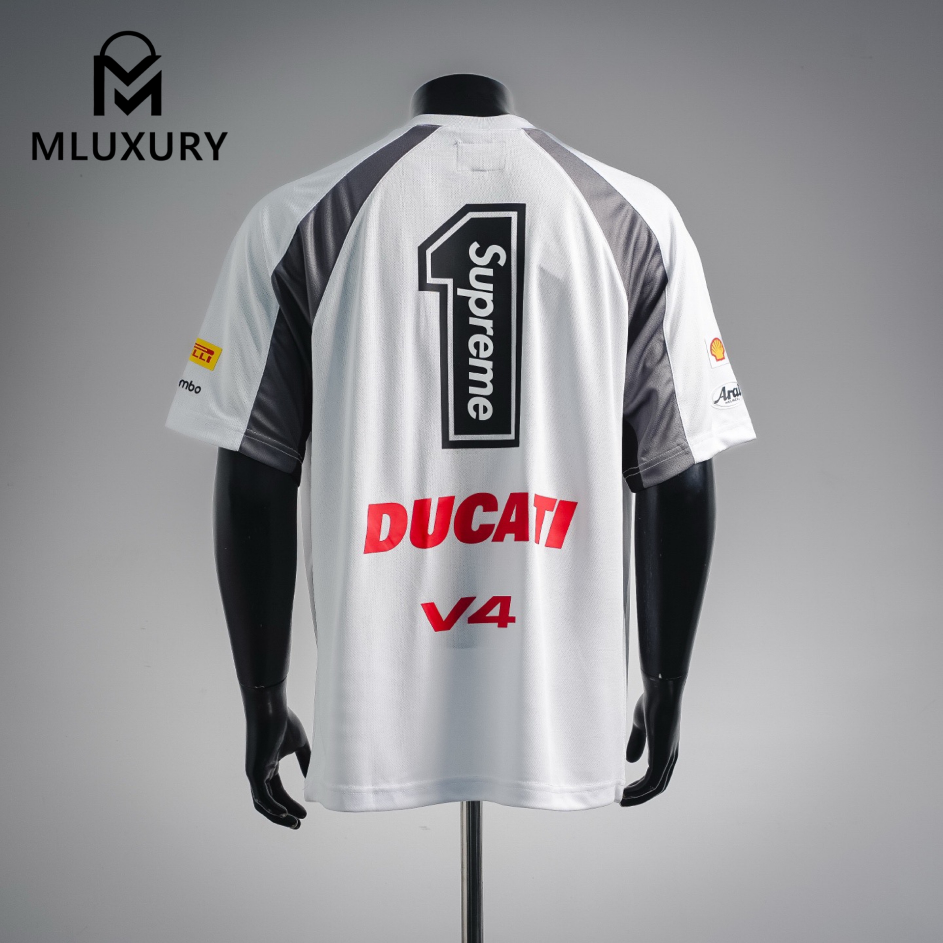 Supreme x Ducati Collaboration SS24 WEEK16 SOCCER JERSEY