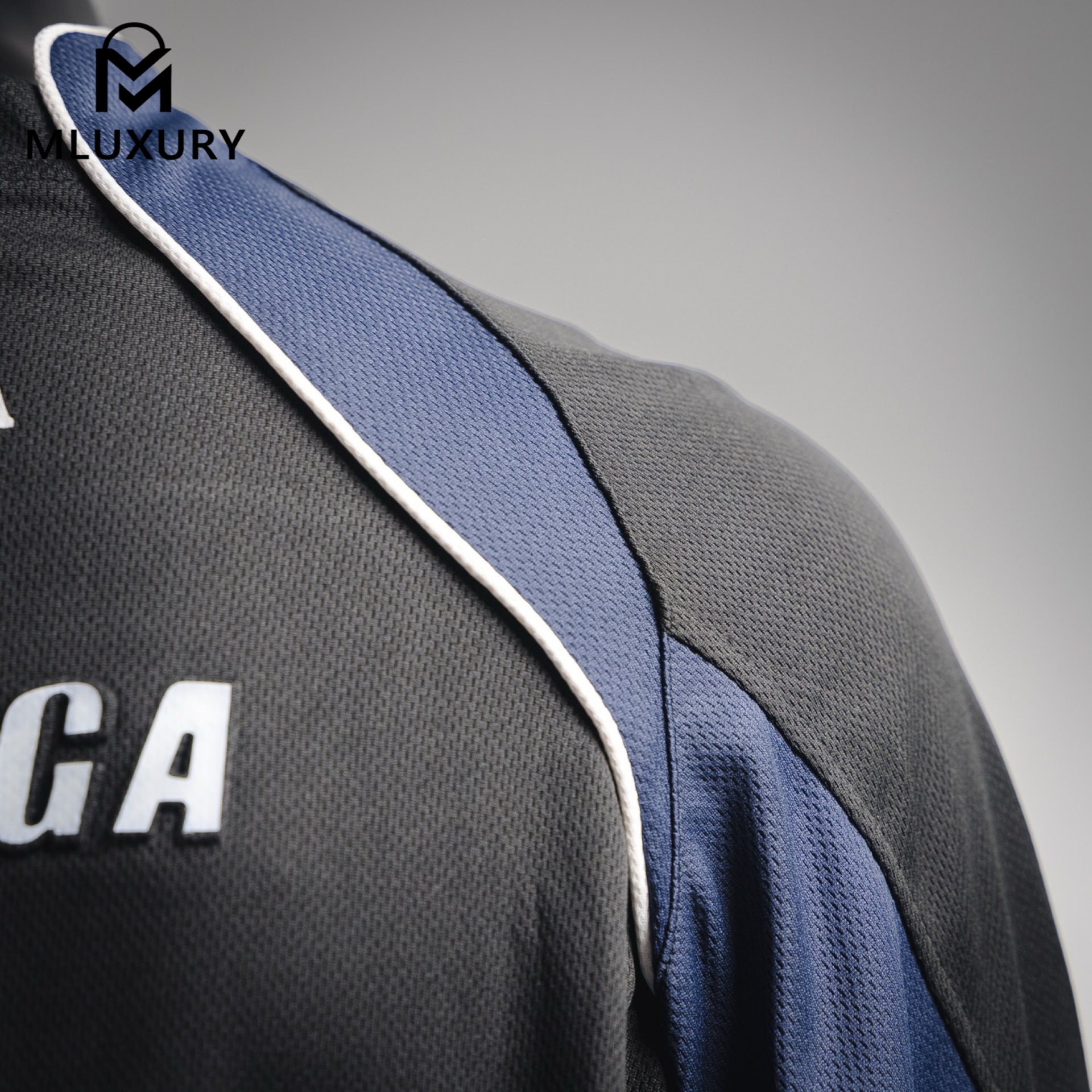 Balenciaga Sport Mesh Plain Weave Long-Sleeve Jersey