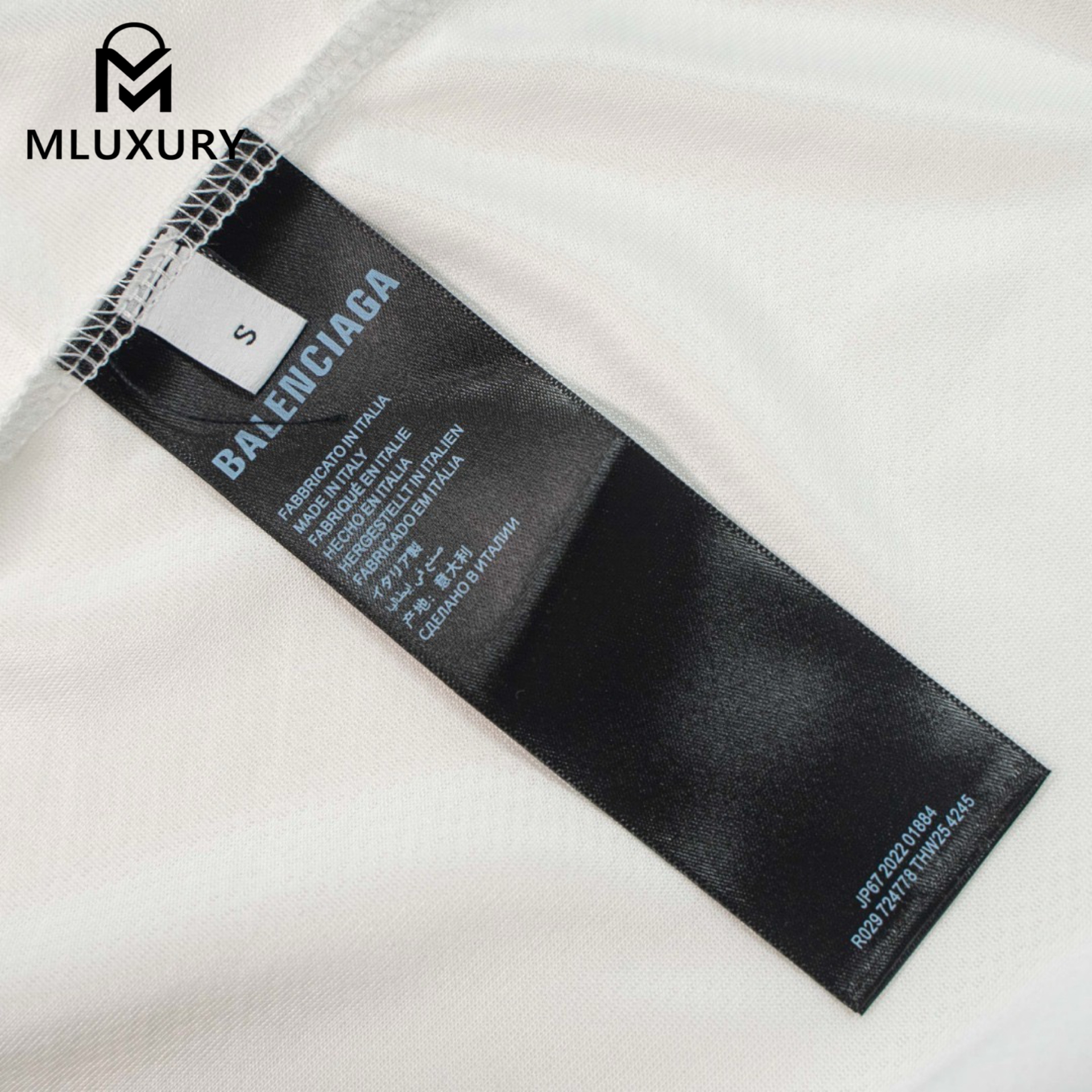 BALENCIAGA/Balenciaga Manchester United Collaboration PARIS No. 10 Embroidered Print Jersey