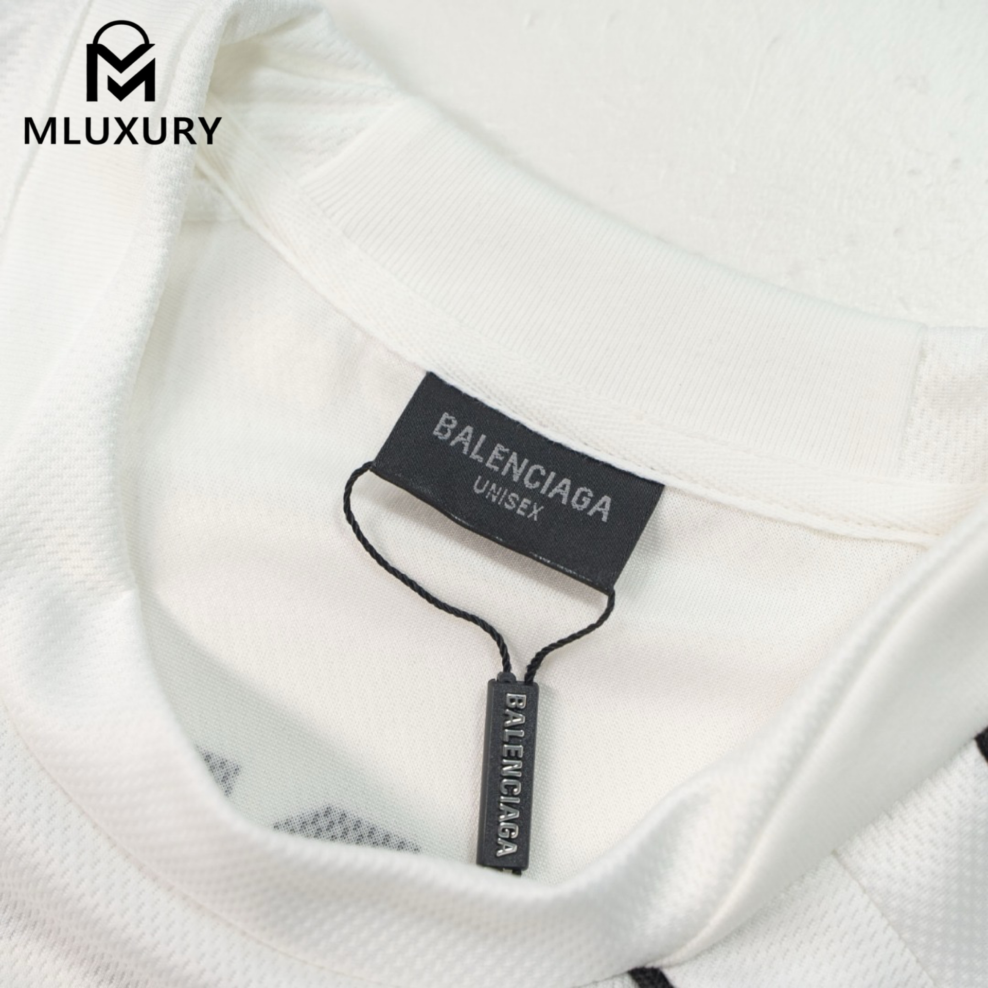 BALENCIAGA/Balenciaga Manchester United Collaboration PARIS No. 10 Embroidered Print Jersey