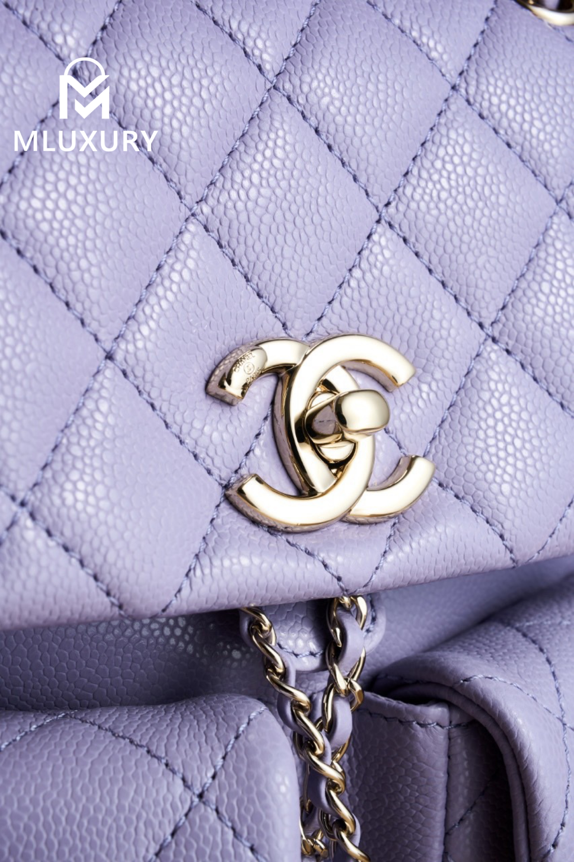 CHANEL 24A Duma Small Backpack, Purple