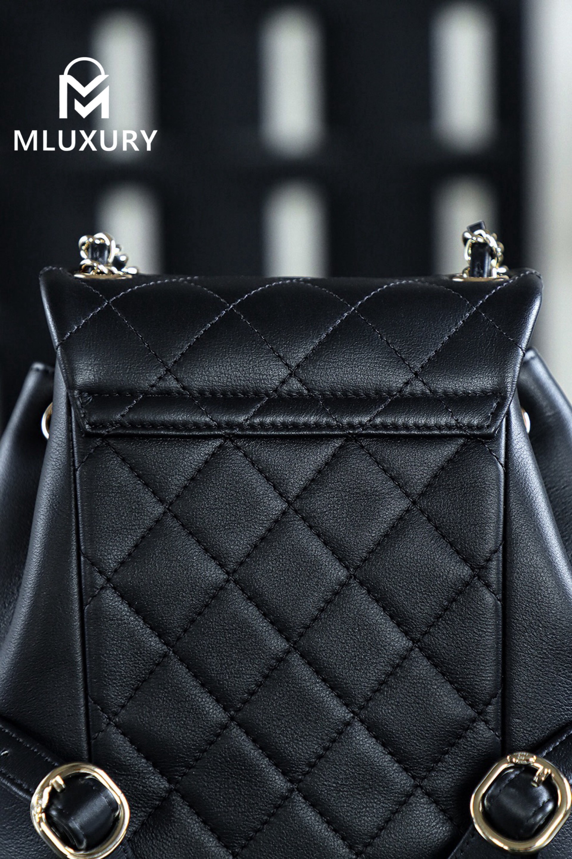 CHANEL 23Duma Small Backpack, Black
