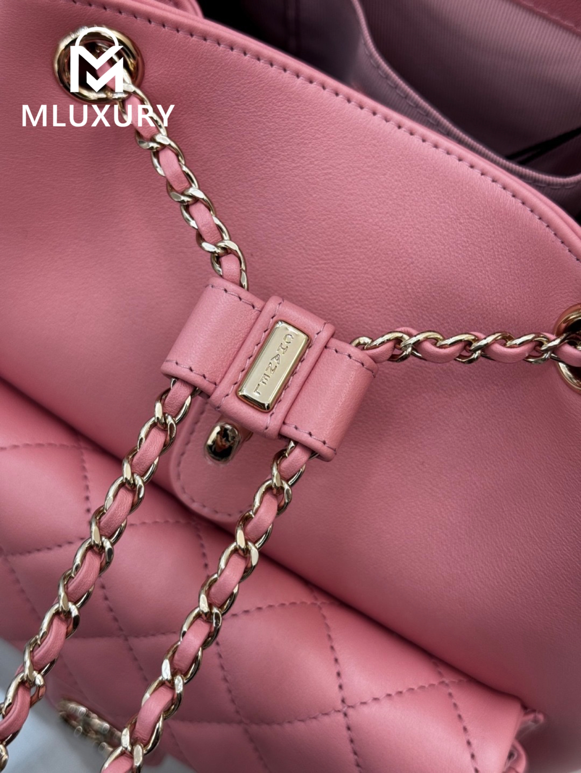 CHANEL 24 Duma Large Backpack, Pink