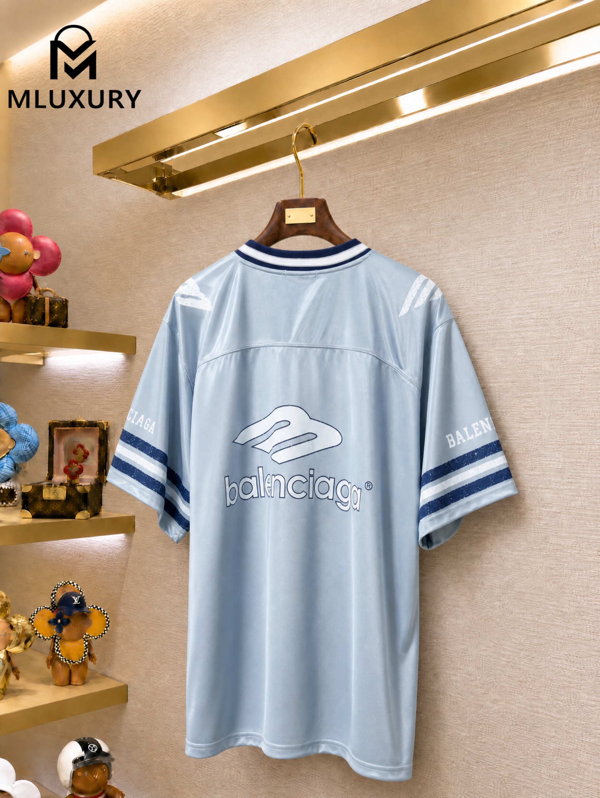 Balenciaga BLCG 25 Soccer series short-sleeved Jersey