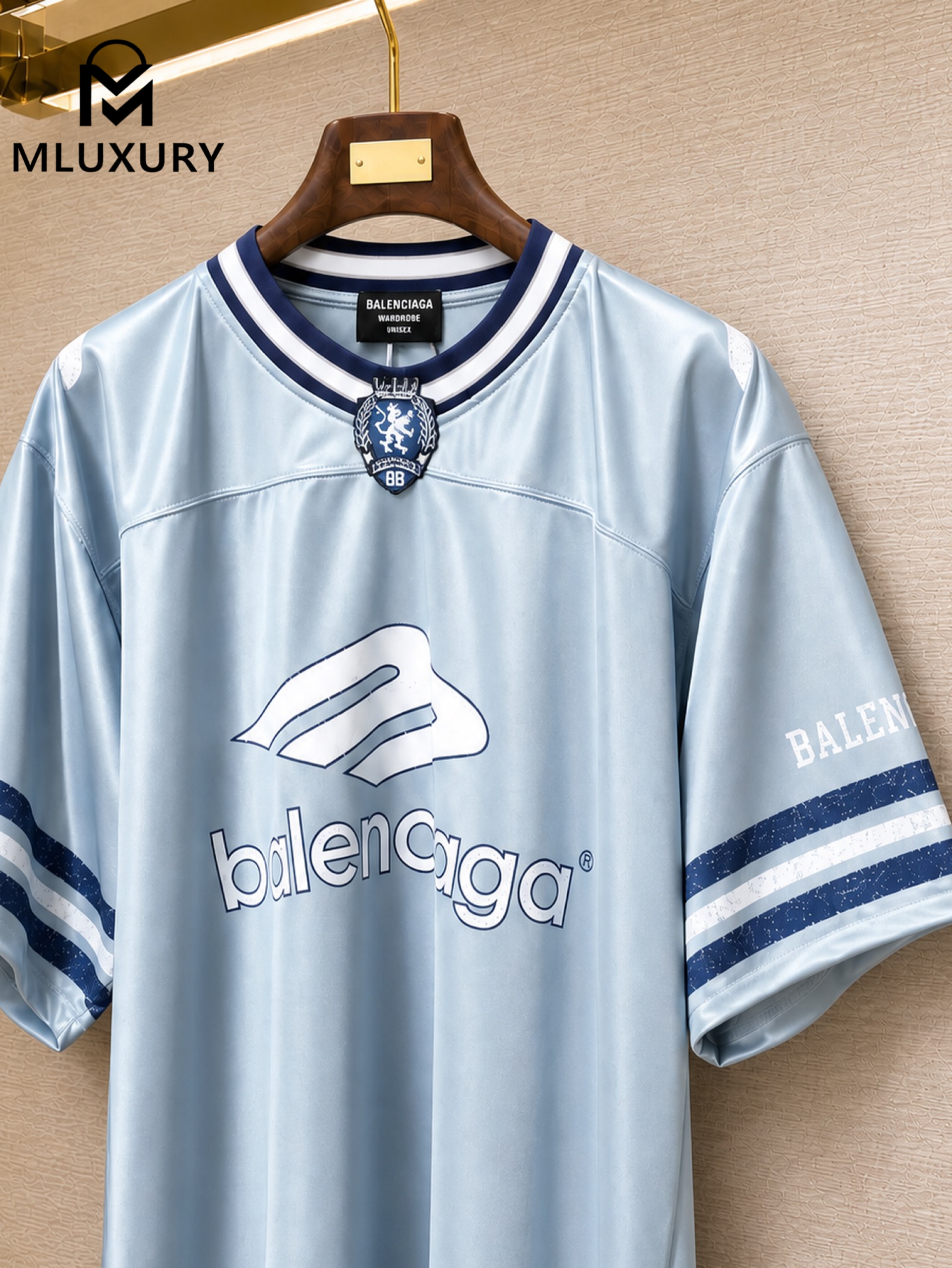 Balenciaga BLCG 25 Soccer series short-sleeved Jersey