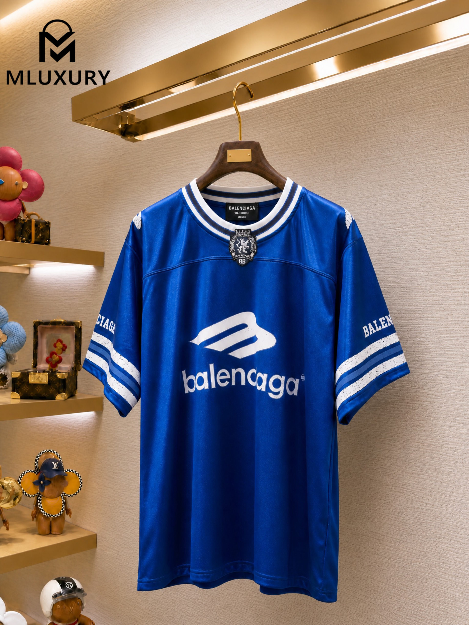 Balenciaga BLCG 25 Soccer series short-sleeved Jersey