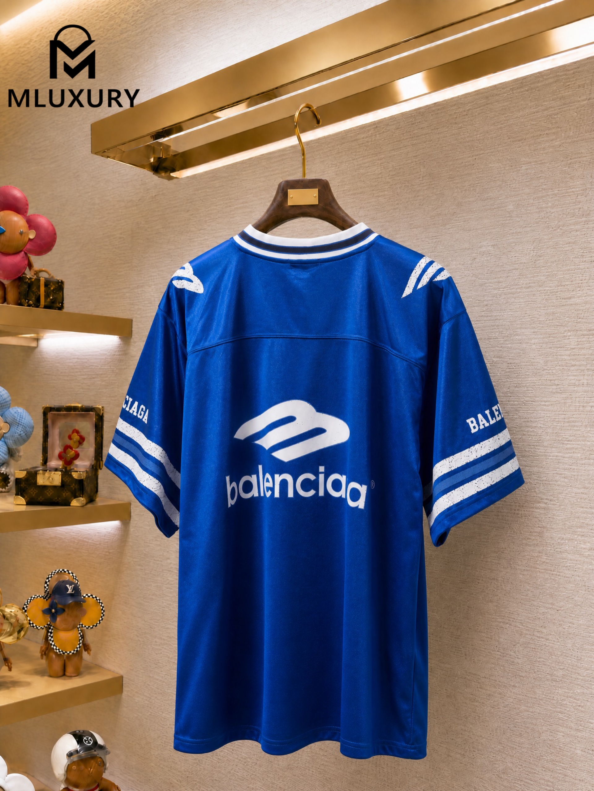 Balenciaga BLCG 25 Soccer series short-sleeved Jersey