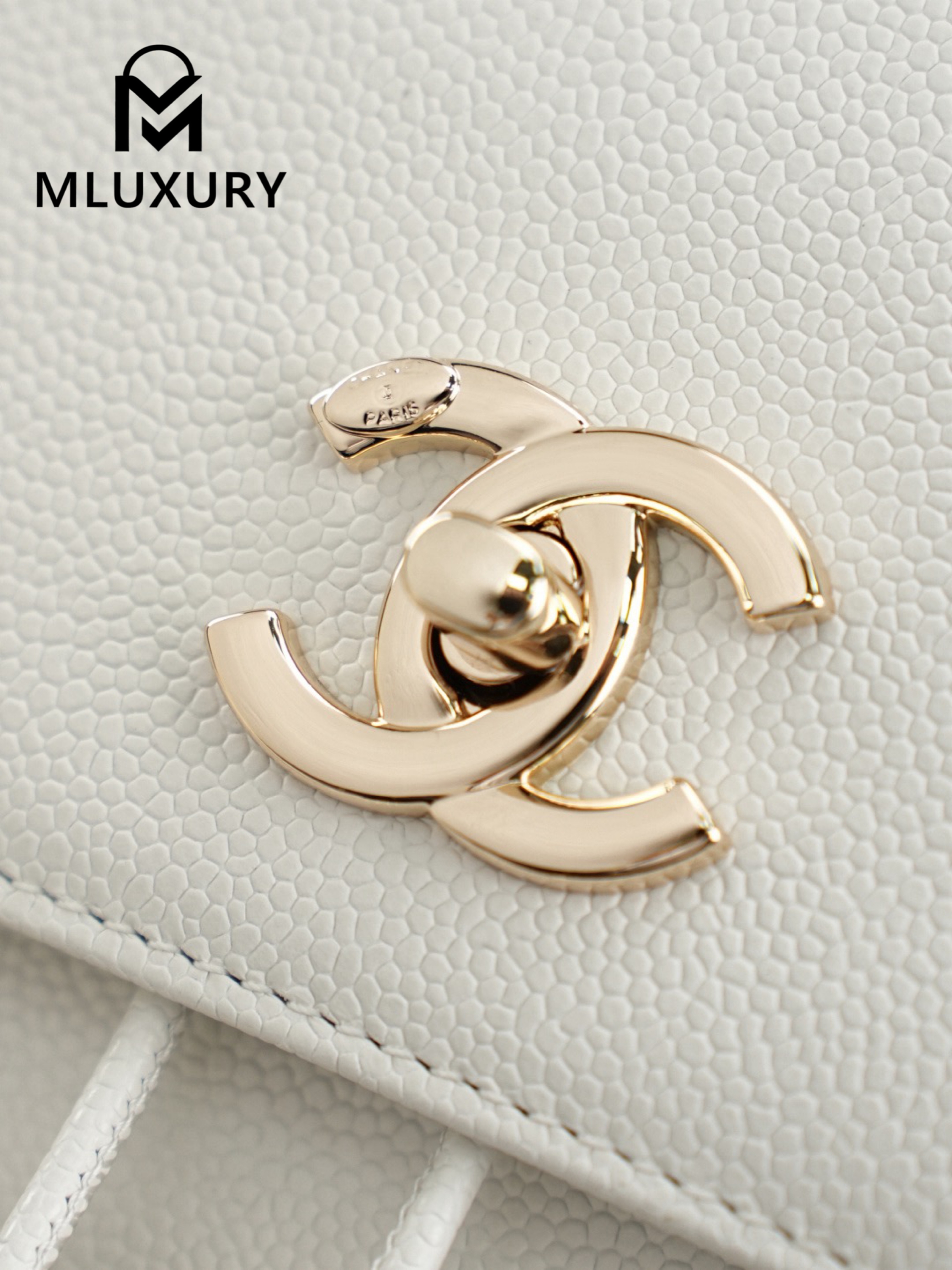 CHANEL 22B Affinity Duma Large, White
