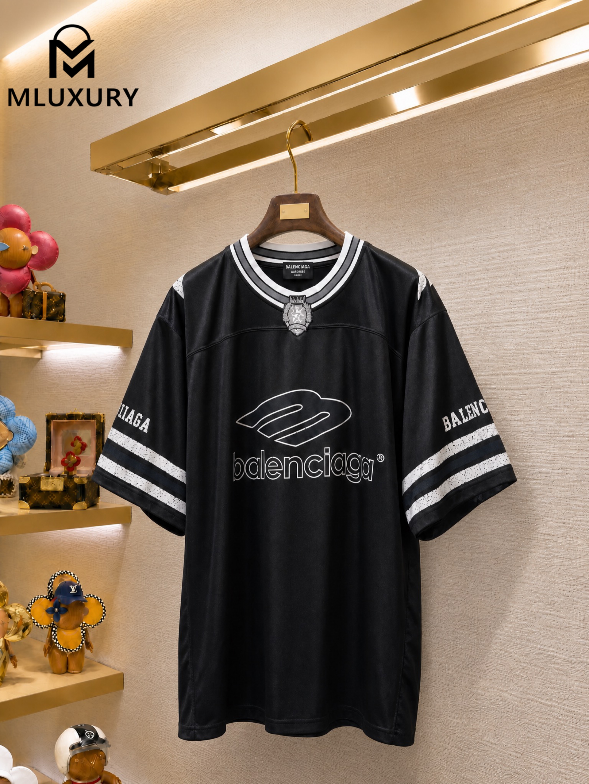 Balenciaga BLCG 25 Soccer series short-sleeved Jersey