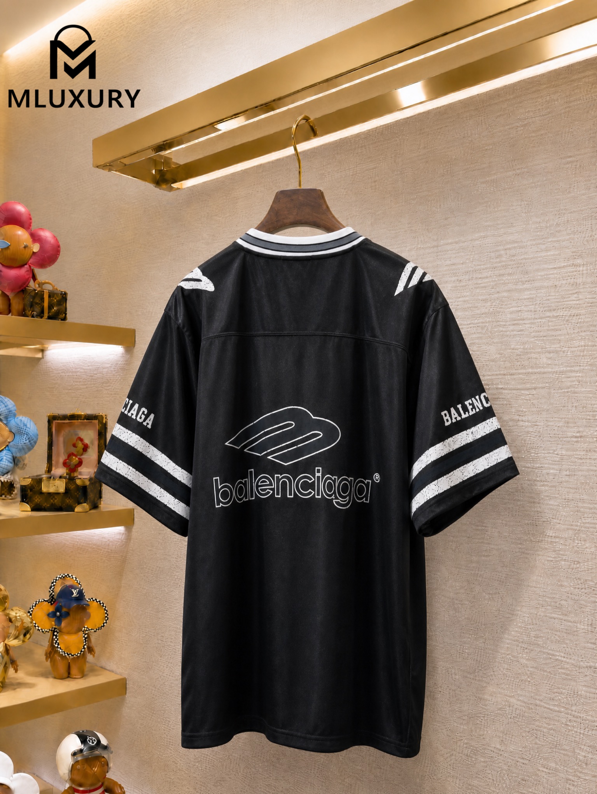 Balenciaga BLCG 25 Soccer series short-sleeved Jersey