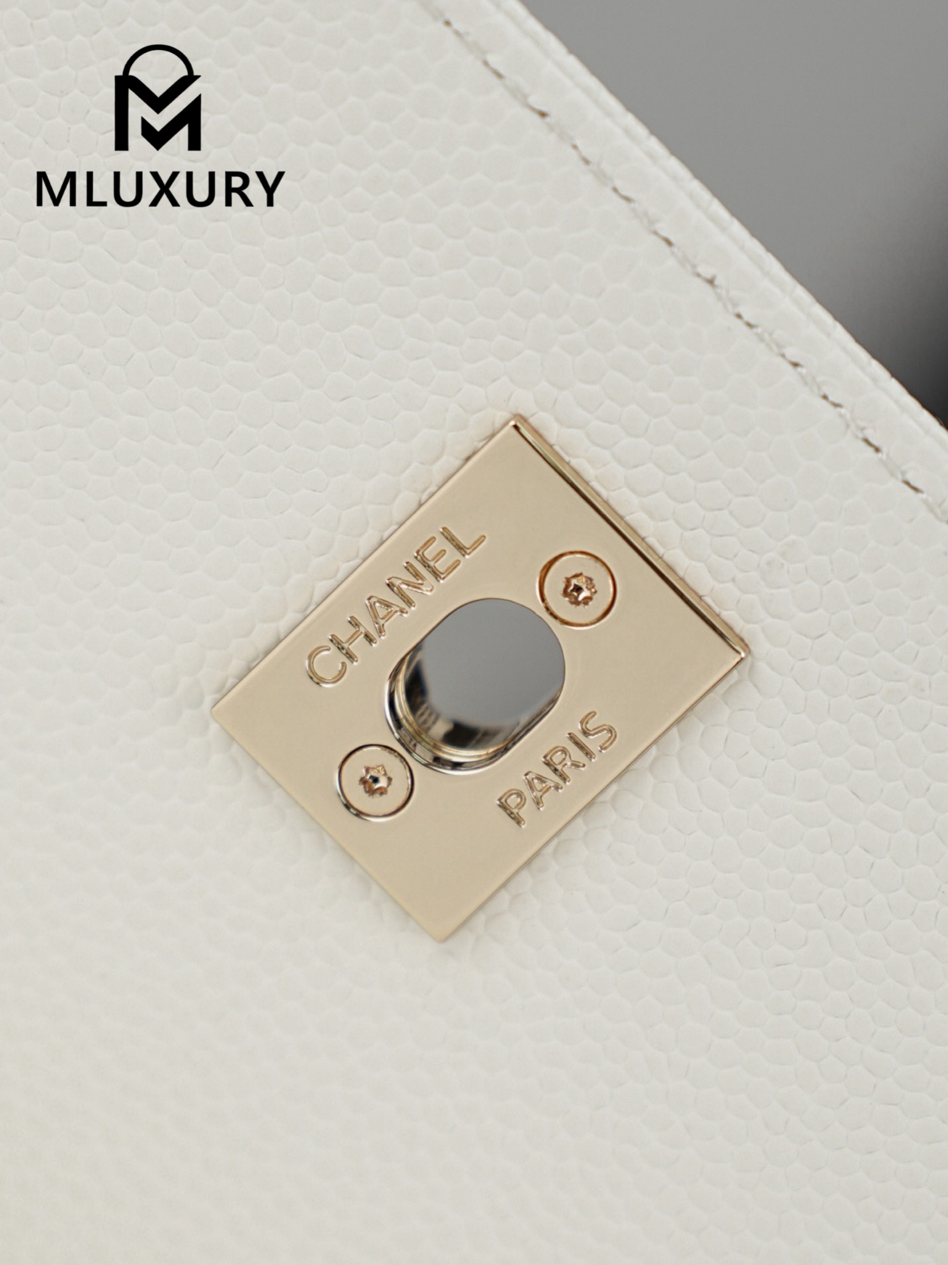 CHANEL 22B Affinity Duma Large, White