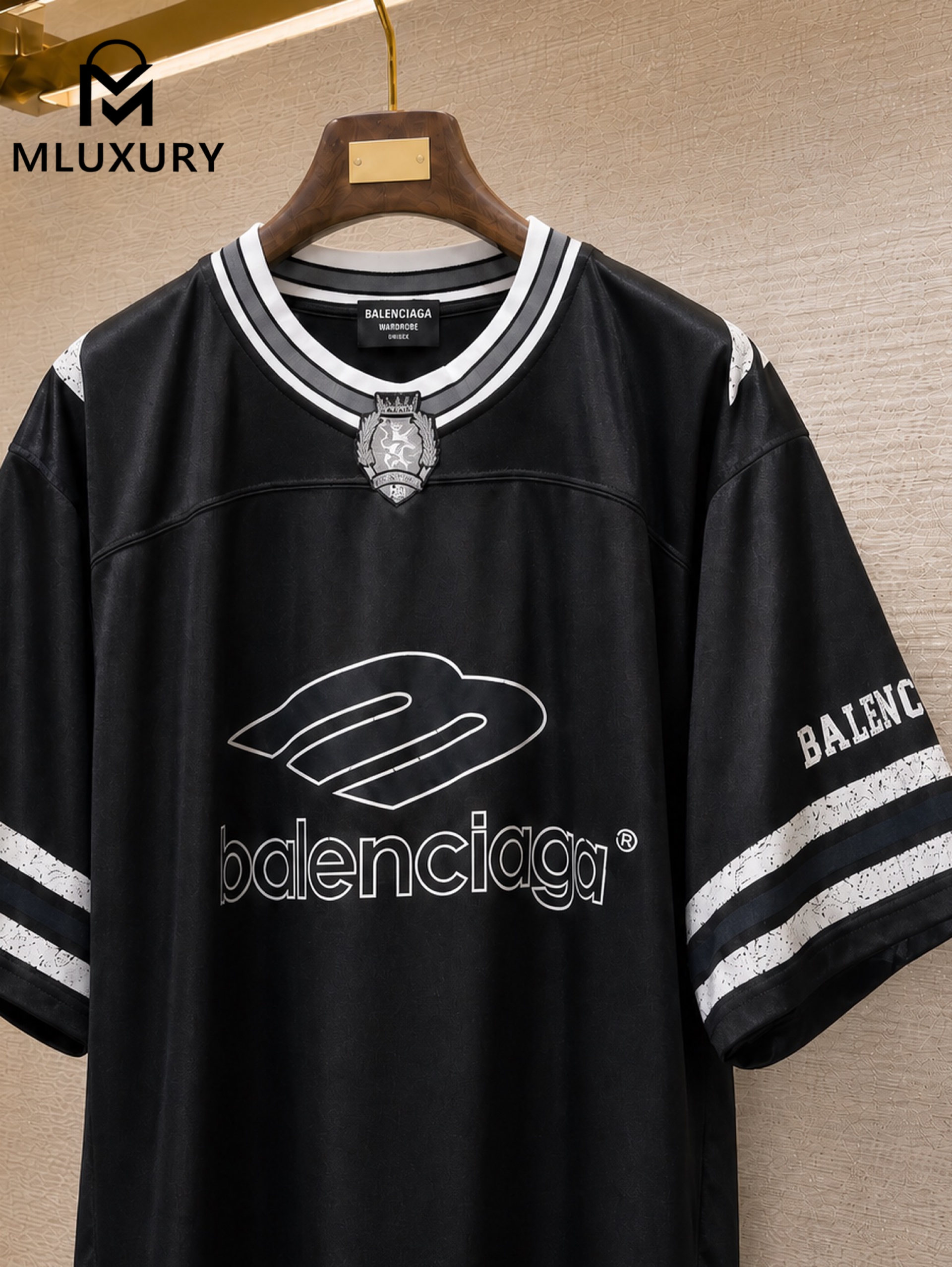 Balenciaga BLCG 25 Soccer series short-sleeved Jersey