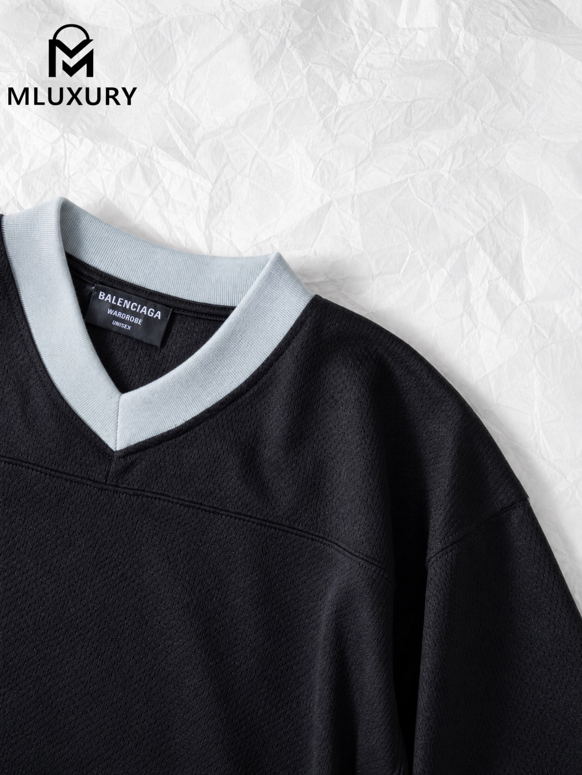 Balenciaga BLCG, Fall 2025 Double Ring No. 25 Printed Short-Sleeve Soccer Jersey