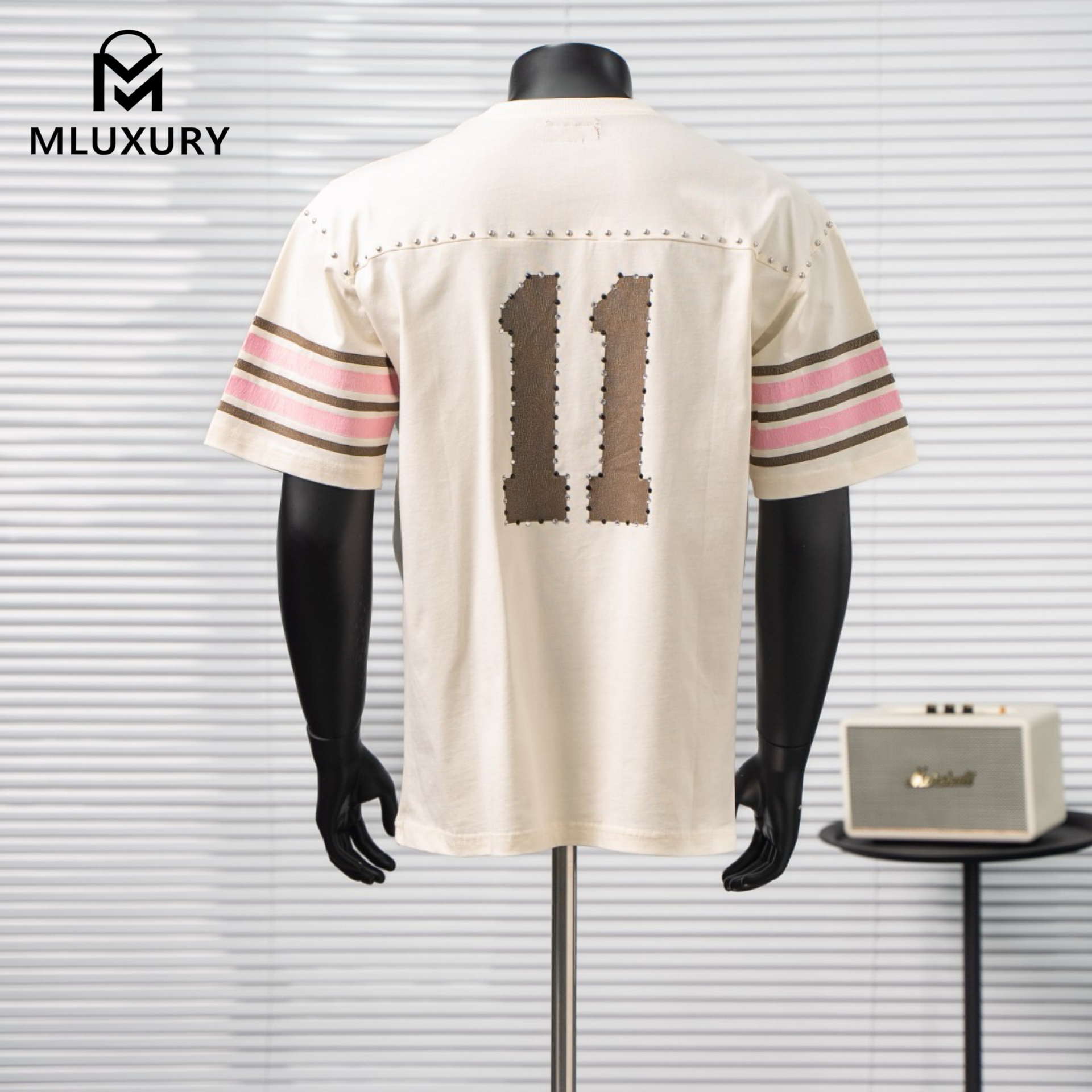 Supreme SS26 Studded SS Rhinestone #11 Soccer Jersey