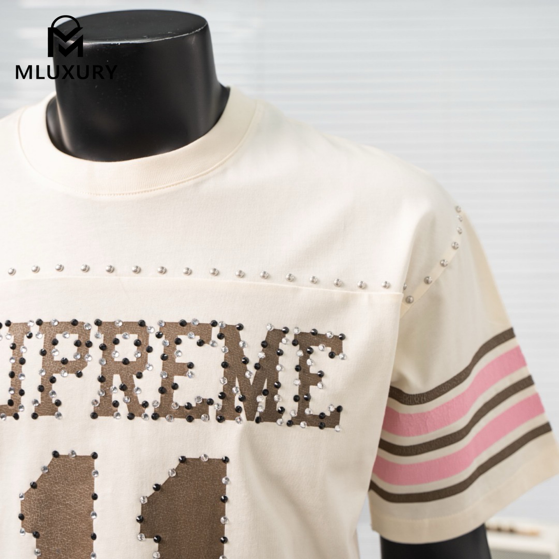 Supreme SS26 Studded SS Rhinestone #11 Soccer Jersey