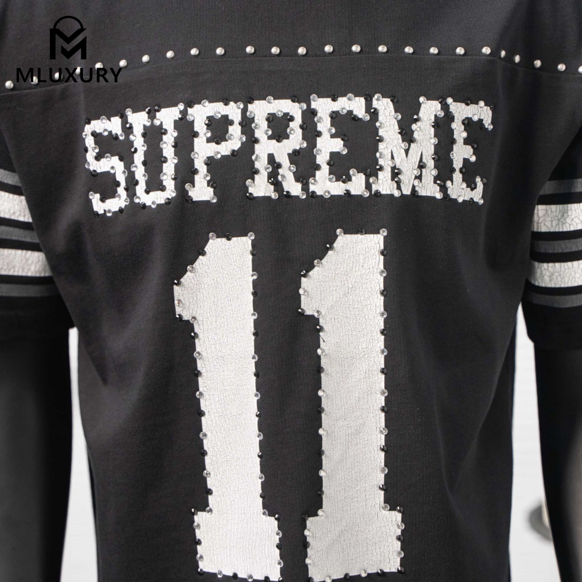 Supreme SS26 Studded SS Rhinestone #11 Soccer Jersey